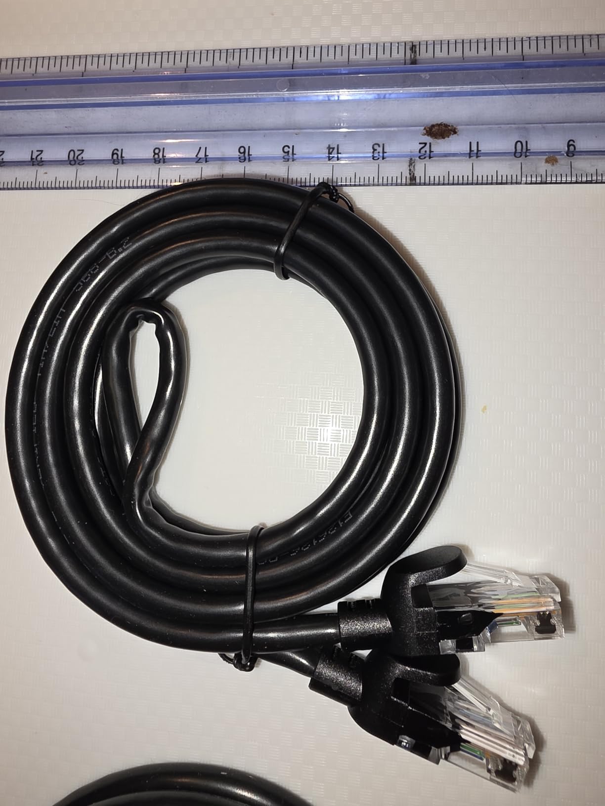 Jadaol [UL Listed] Cat6 Ethernet Cable 100ft with Clips 10Gbps PoE++, White customer photo 1