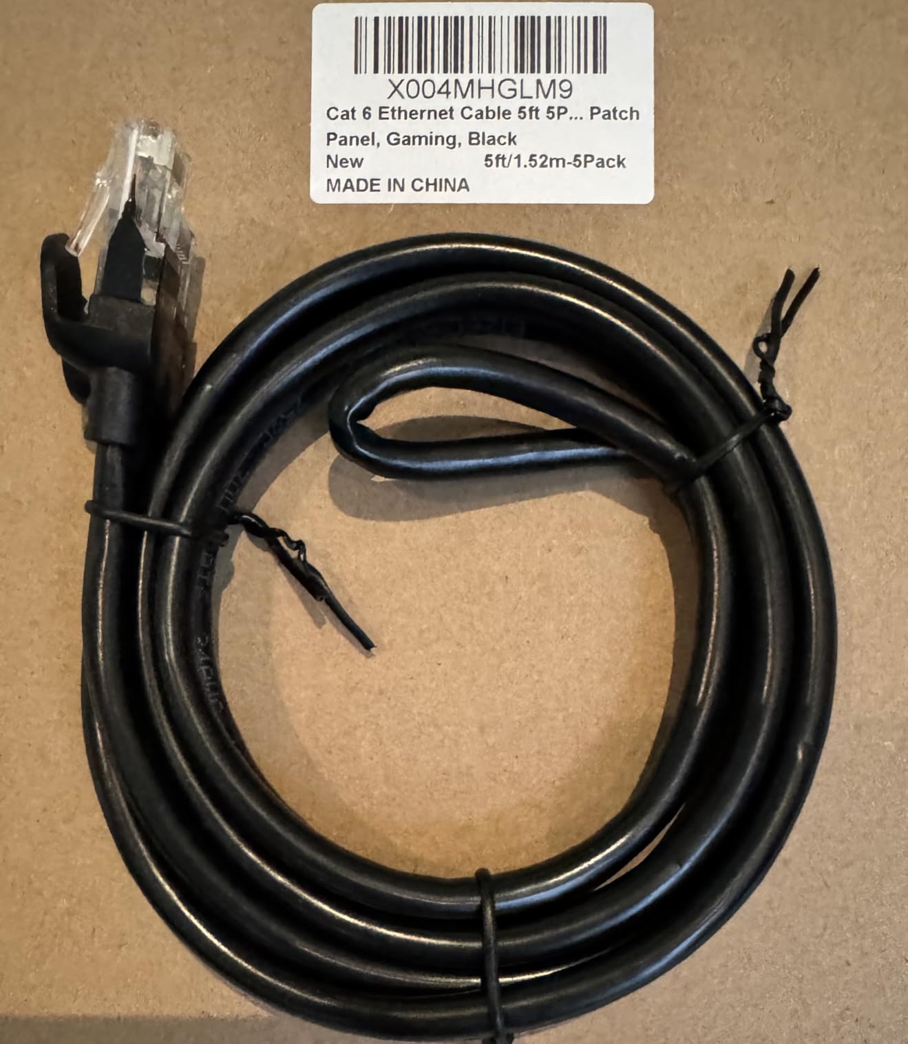 Jadaol [UL Listed] Cat6 Ethernet Cable 100ft with Clips 10Gbps PoE++, White customer photo 2