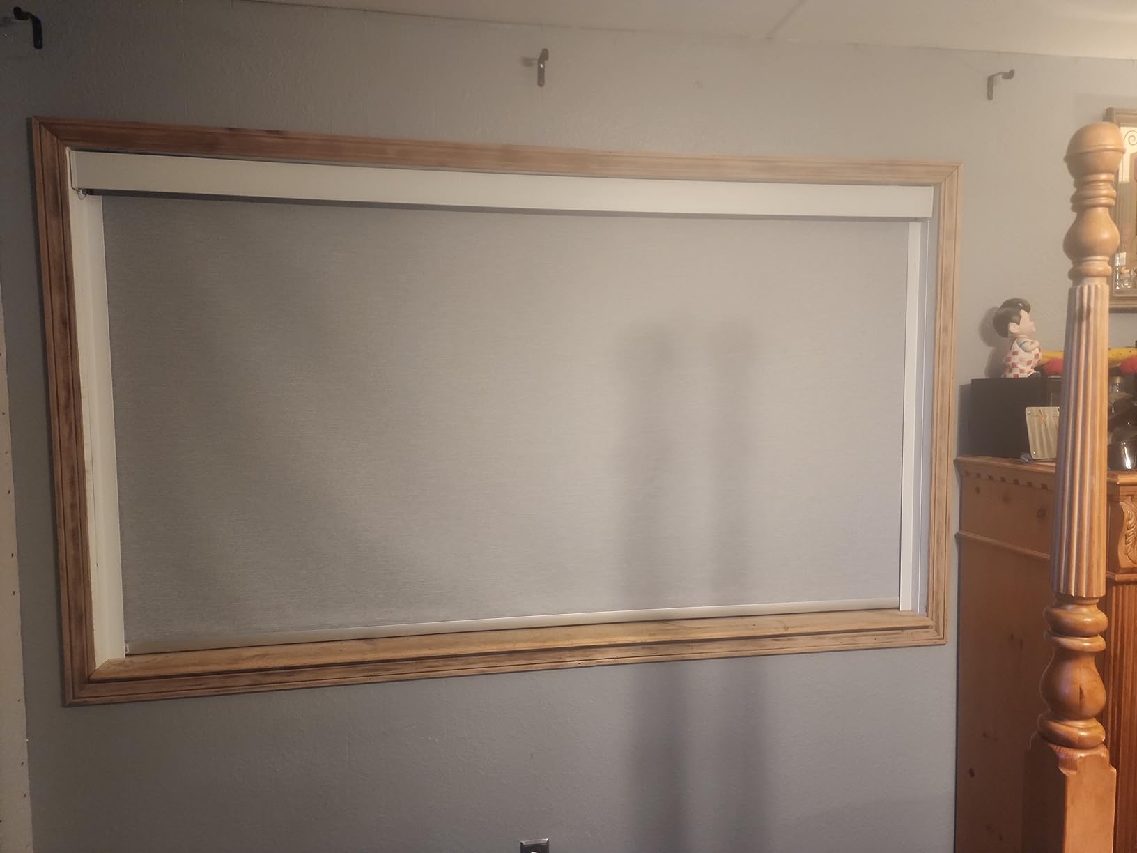 Motorized Roller Shades, 100% Blackout, Dark Eclipse Black customer photo 2