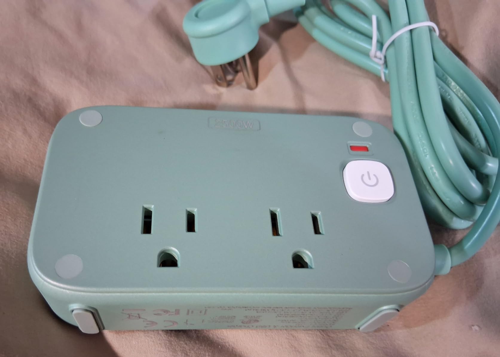 8-in-1 Travel Power Strip, 3 AC Outlets, 3 USB-C & 2 USB-A, 20W PD | 5 FT Flat Plug Extension Cord with Multiple Outlets, 1875W Max Charging Station for Home, Office, Dorm & Travel customer photo 2
