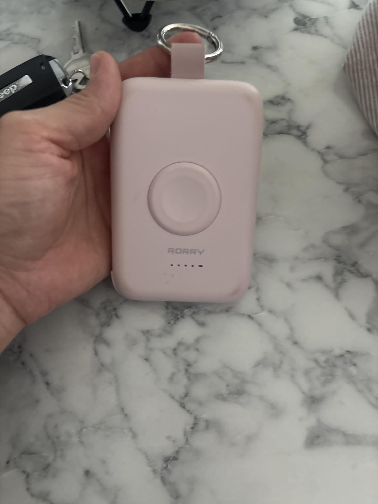 RORRY CharmGo Portable Charger, 10000mAh 20W Fast Charging Power Bank customer photo 2