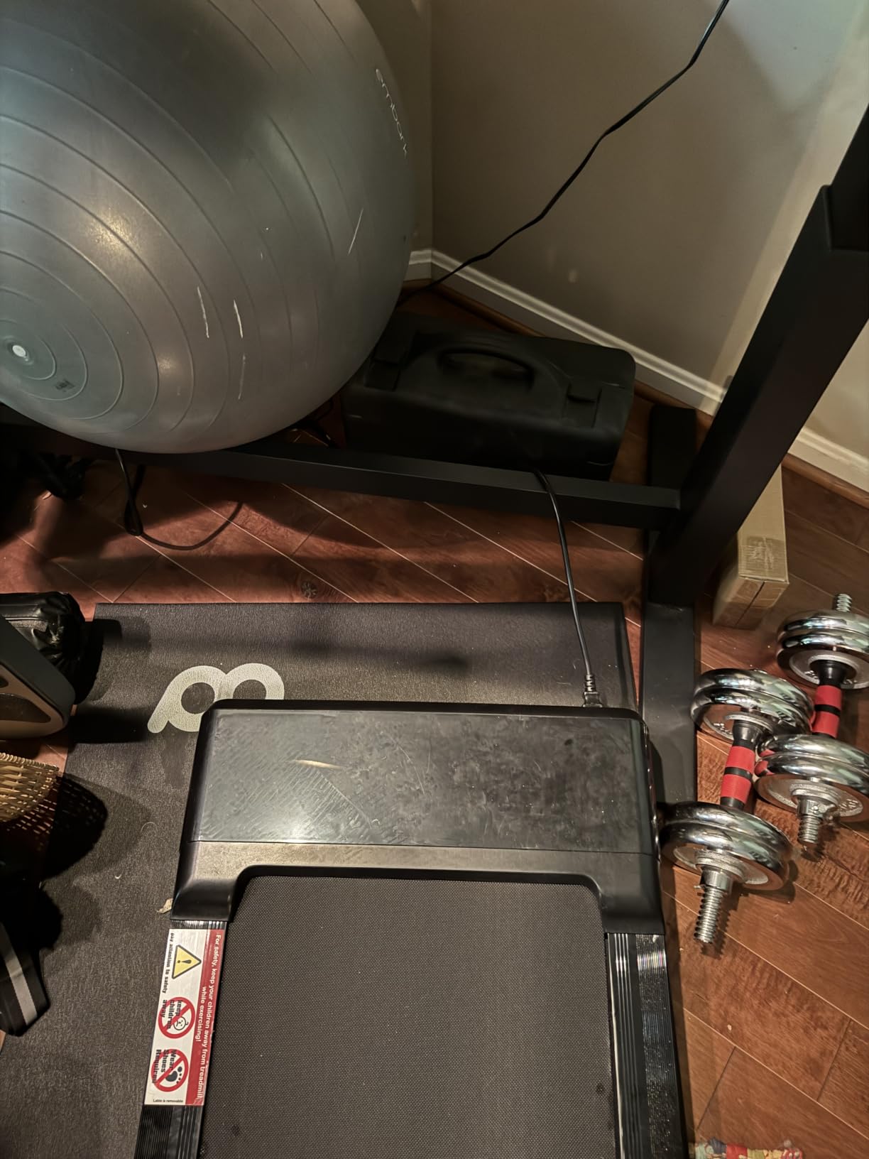 Walking Pad Treadmill 12% Auto Incline, Under Desk Treadmill customer photo 1