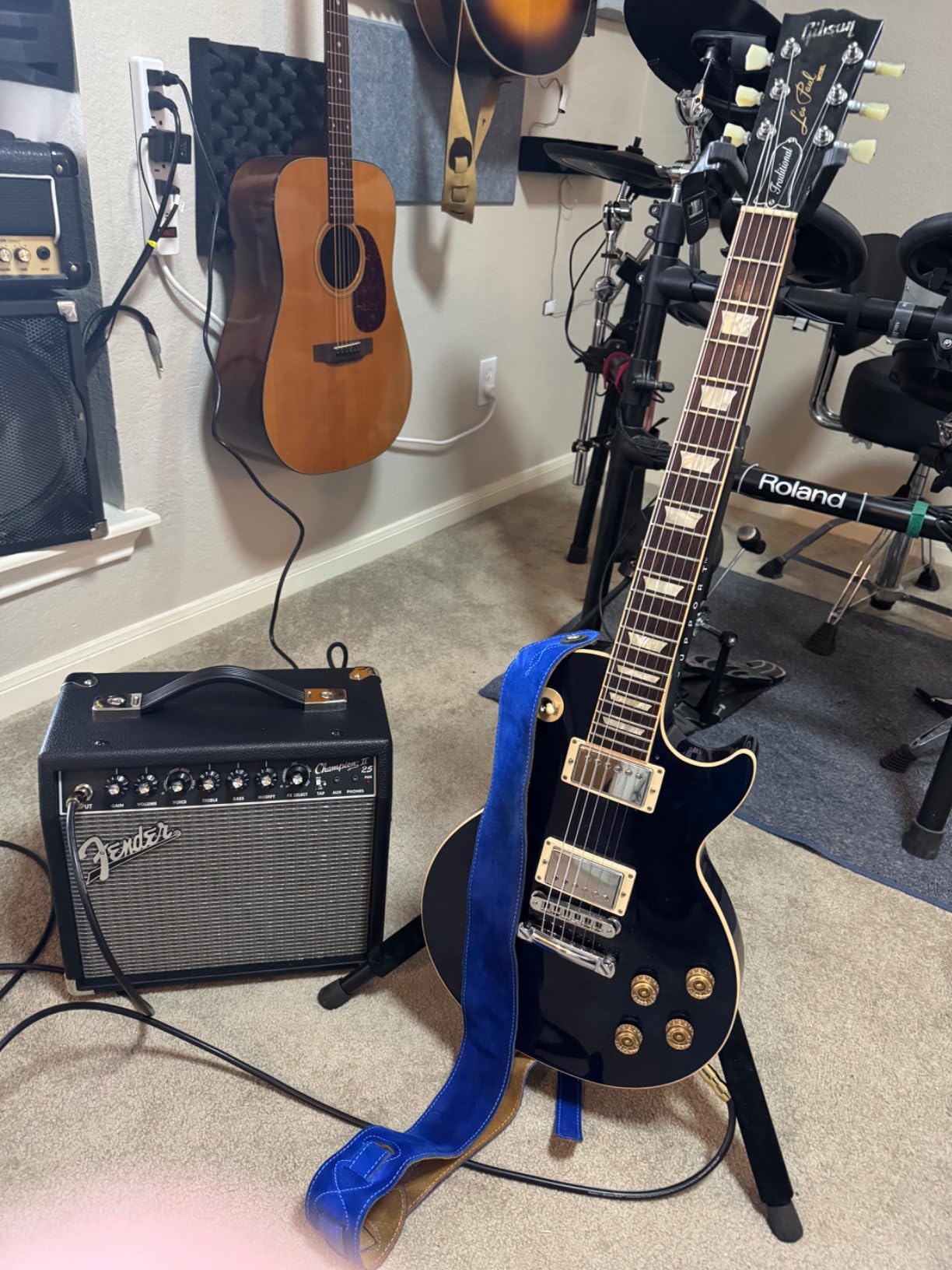 Fender Champion II 25 Watt Electric Guitar Combo Amp, Speaker, USB & Aux | 25 Watt Combo Amp with 8 Speaker, Multiple Amp Voicings, Reverb/Delay/Chorus Effects, USB and Aux in customer photo 2