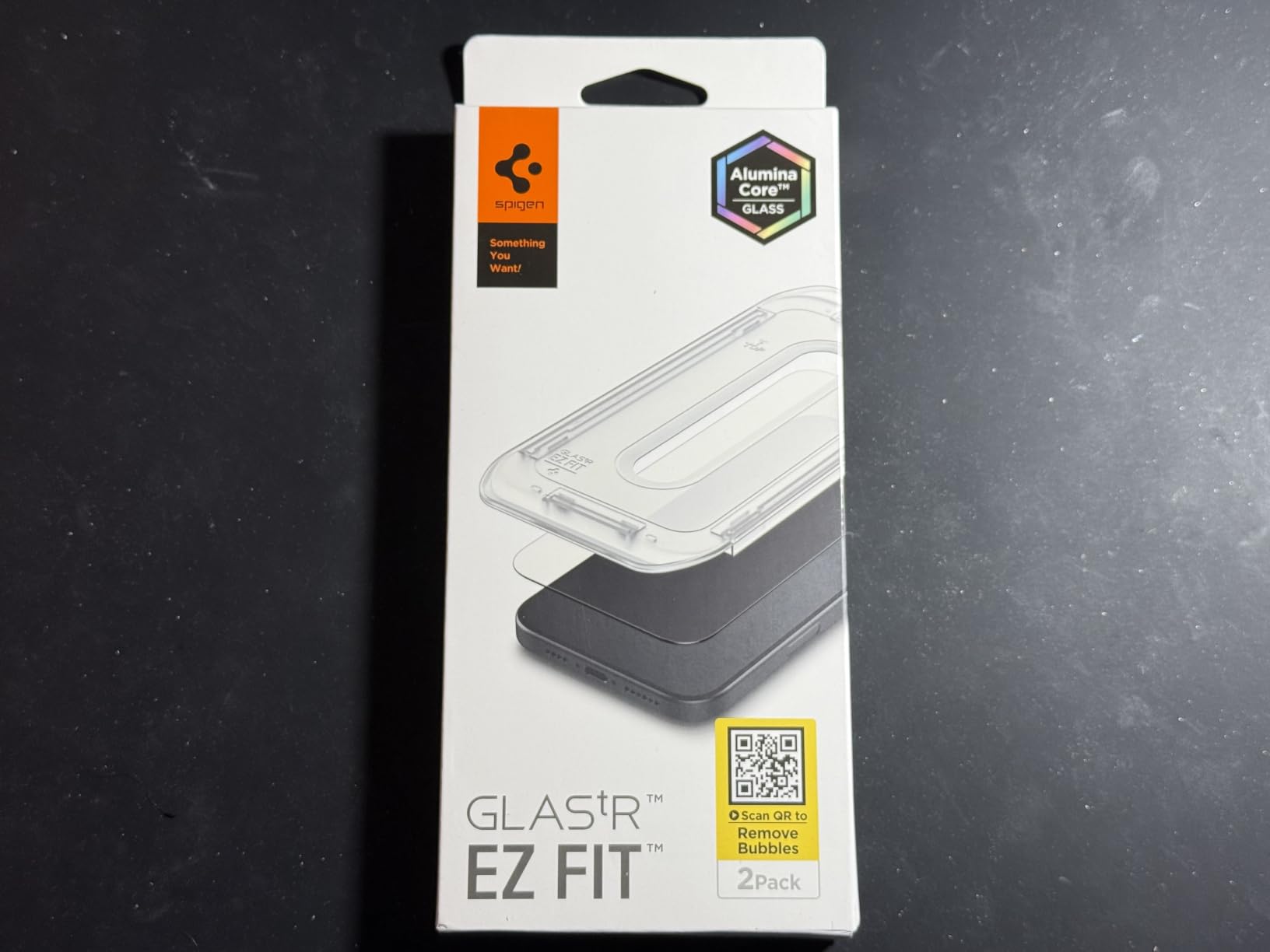 Spigen GlasTR EZ FIT Screen Protector for iPhone 17 Pro, 17, 16 Pro | AluminaCore Aluminum-enhanced 10H+ tempered glass, Auto-align tray, 100% clarity, Original touch, Case-friendly, 2Pack customer photo 1