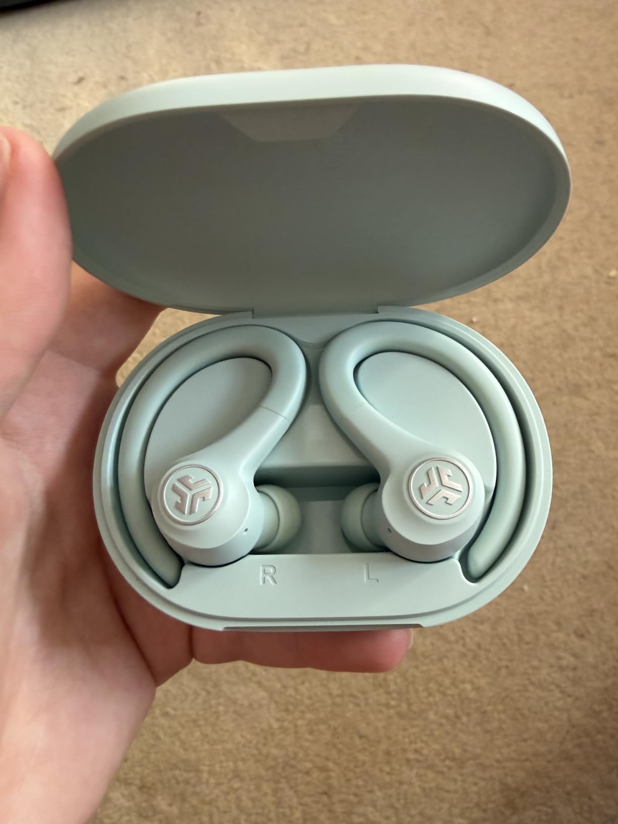 JLab, Go Sport+, True Wireless Workout Earbuds, Bluetooth Sport Earbuds, Clear Calling, Coral customer photo 2
