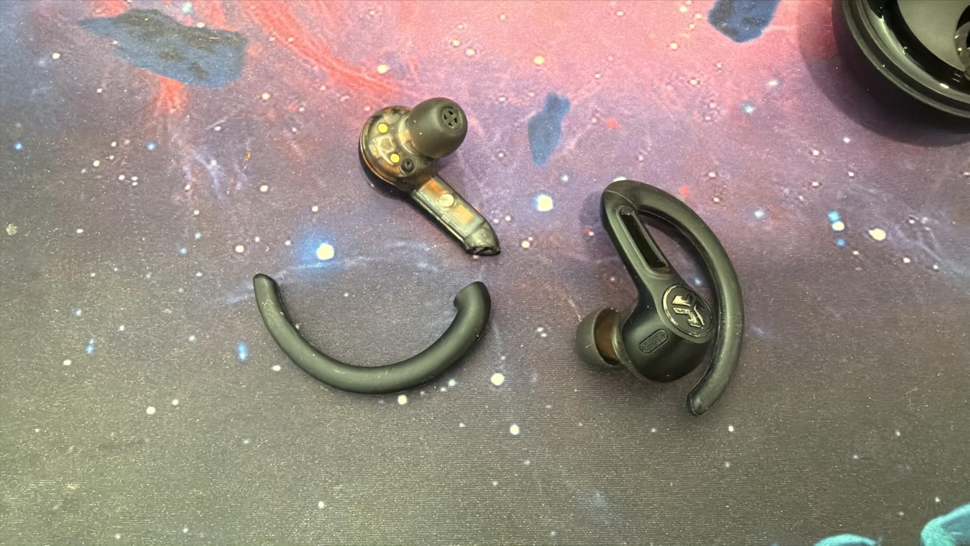 JLab, Epic Air Sport ANC 3, True Wireless Earbuds, Active Noise Cancelling, Bluetooth, Sport, Black customer photo 2