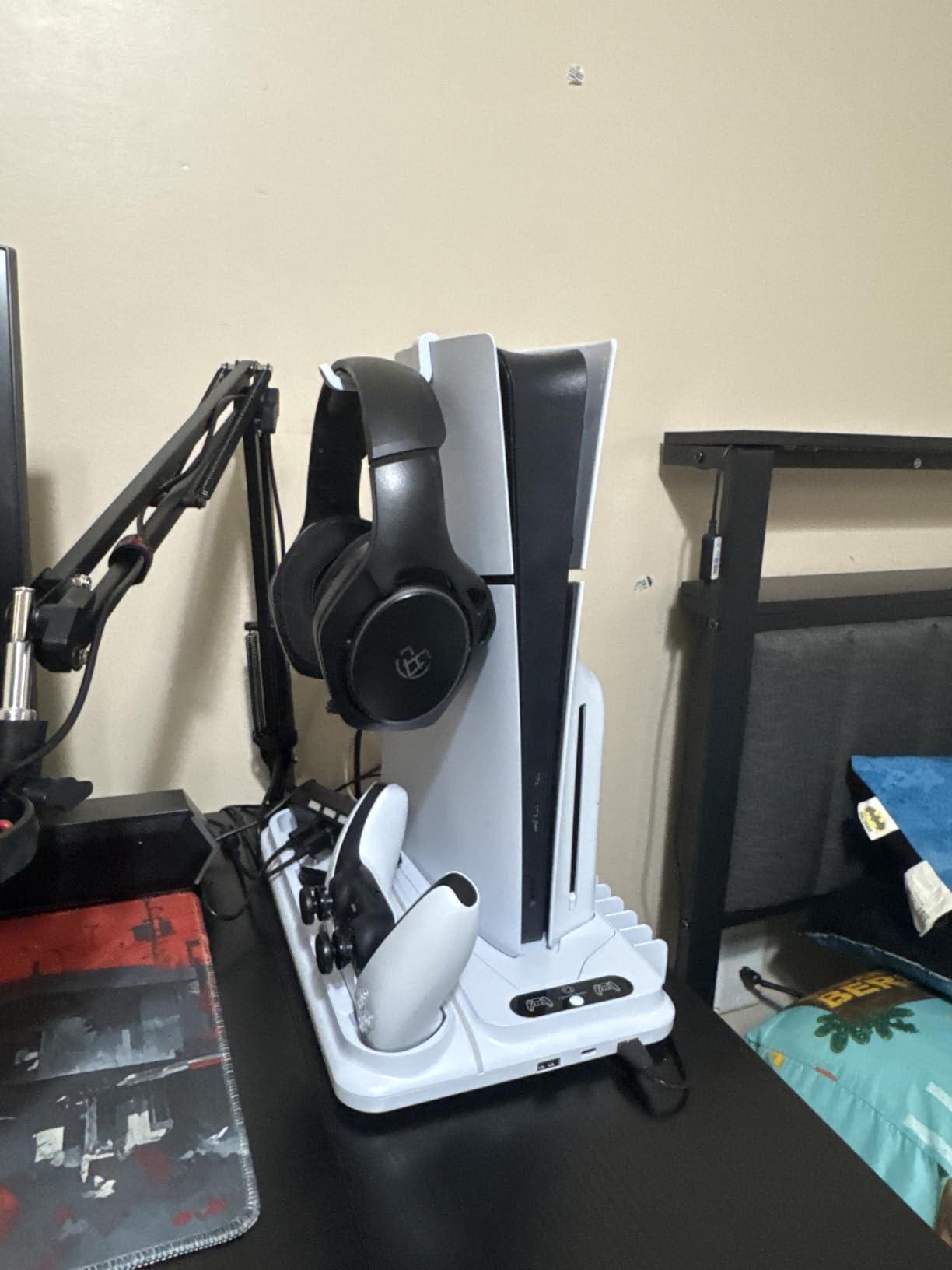 heclynis PS5 Cooling Stand for PS5/Slim/Pro, Dual Charger, RGB customer photo 2