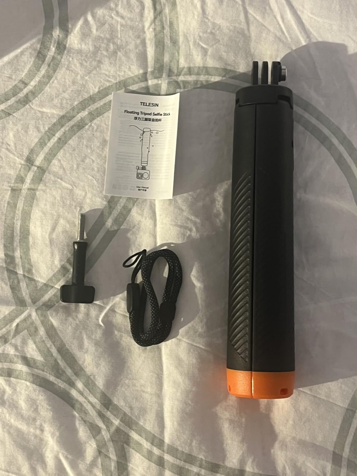 TELESIN 4 in 1 Selfie Stick Floating Hand Grip Tripod Waterproof Extendable Selfie Monopod for GoPro Hero 13, 12, 11, 10, 9, 8, DJI OSMO Action 6 5 Pro 4 3、Insta360 Ace Pro 2 and Most Action Camera customer photo 2