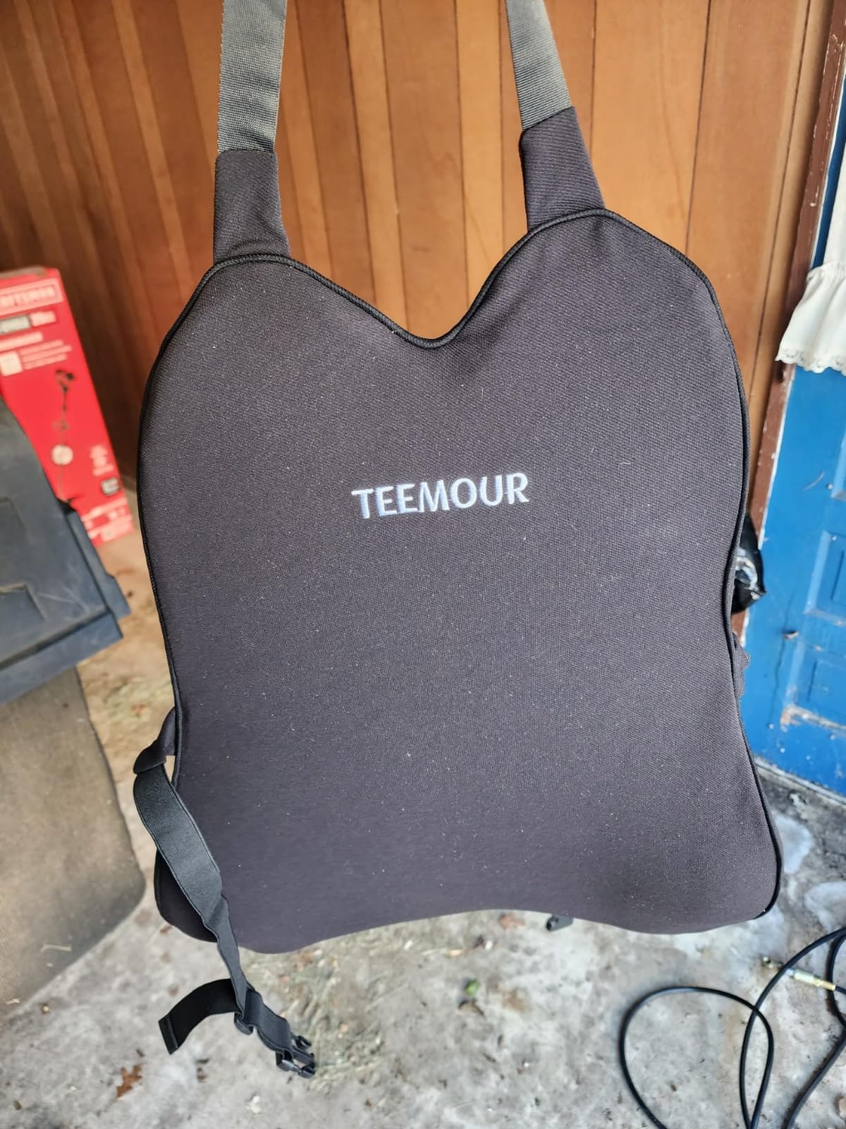 Teemour High Back Support Pillow for Office Chair, Fully Support Back Cushion - Memory Foam Lumbar Support Pillow for Office Chair, Desk, Gaming Chair, Promotes Posture Pain Relief Adjustable Straps customer photo 2