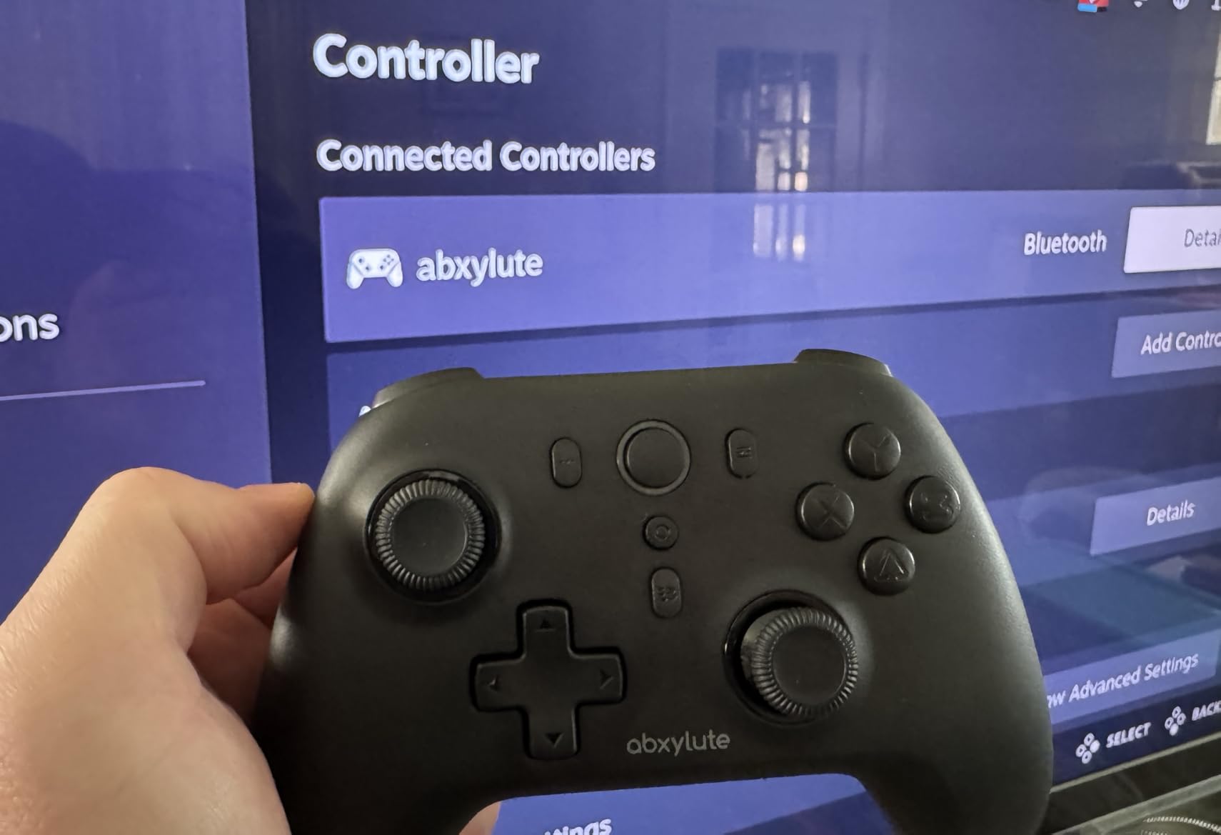 abxylute C6 Wireless PC Controller, Bluetooth Game Controller -1000Hz Polling Rate- Hall Effect Joystick for Windows PC, Switch 1&2, Steam Deck, Android TV/Mobile, iOS, MAC &Tesla Vibration Turbo Lightweight customer photo 1