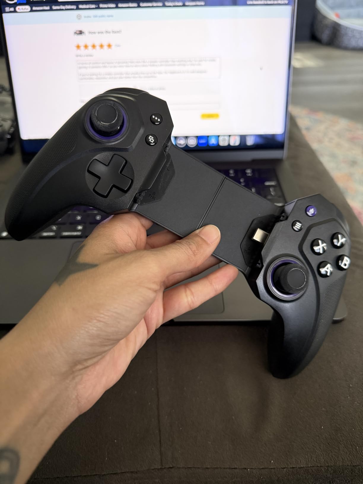 ELO Vagabond Mobile Gaming Controller, Made for iPhone, USB-C, Android customer photo 2