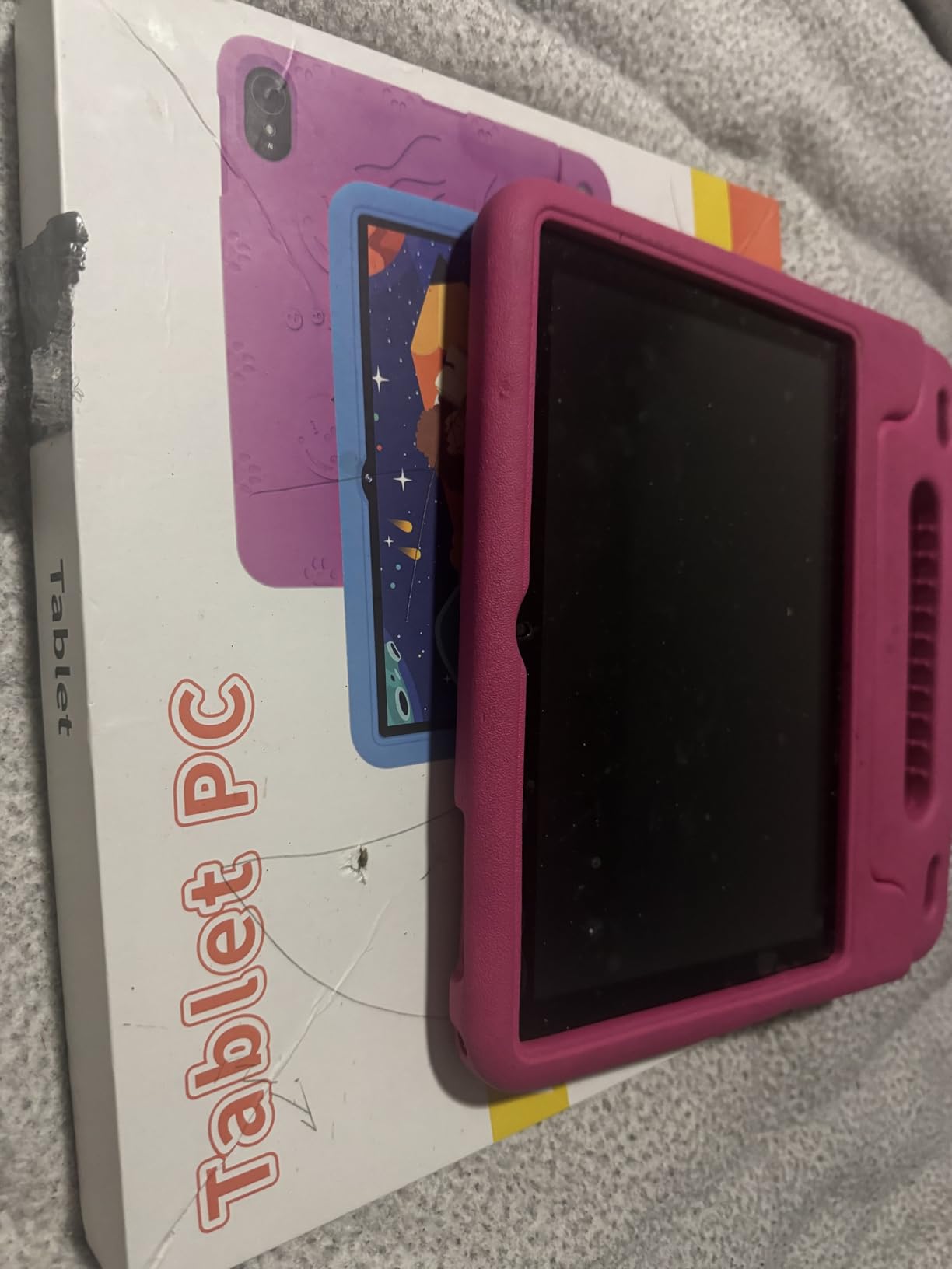 EDDBNi Kids Tablet Android 15 Tablet 10 inch Kids Tablets with Case Quad Core 64GB Dual Camera Parental Controls 2.4G WiFi Educational Tablets customer photo 1