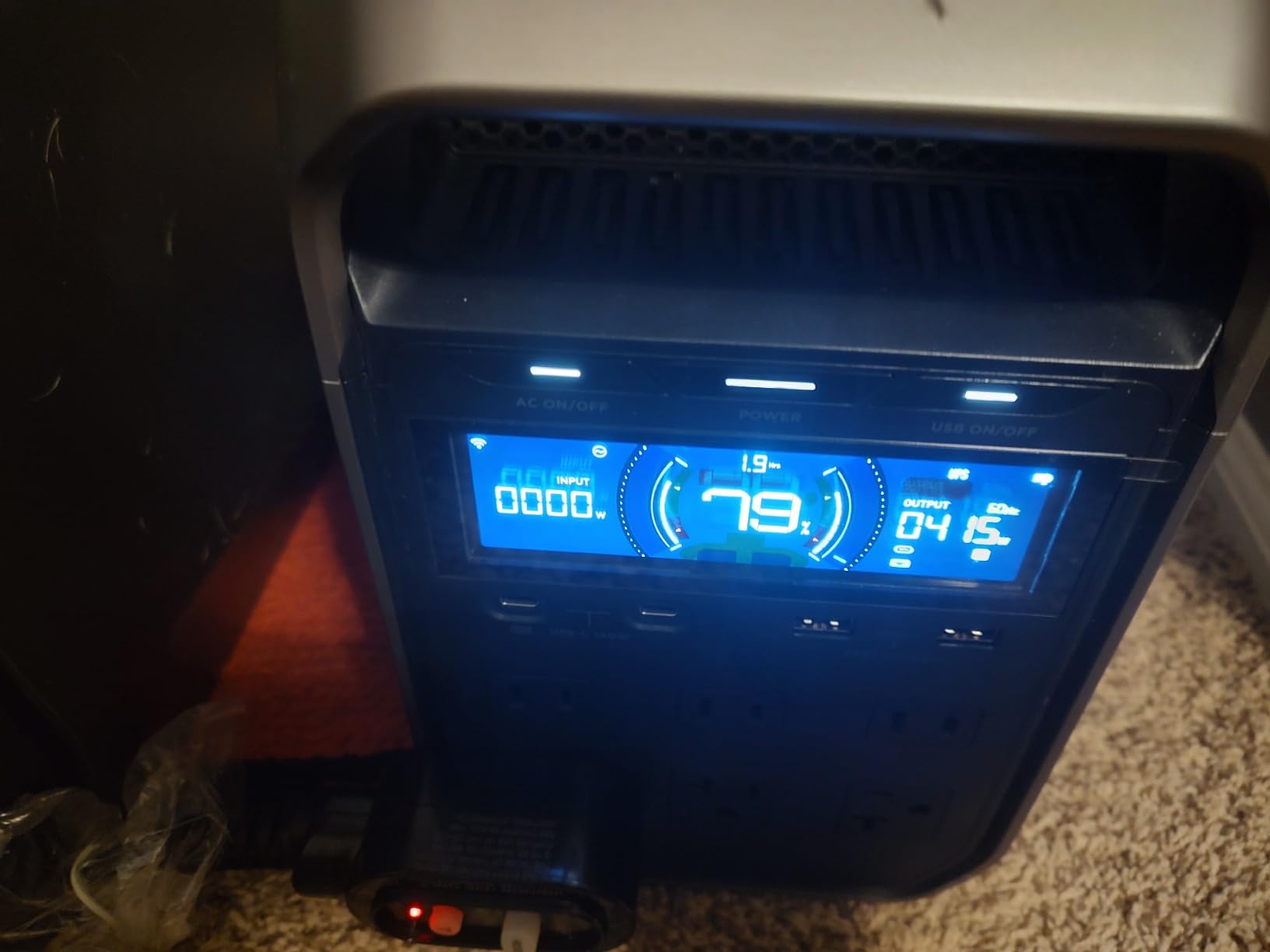 EF ECOFLOW Portable Power Station DELTA 3 Plus 1024Wh, 1800W, LFP Battery | Full Charge in 56 Min, 1800W AC/140W USB-C Output, Solar Generator (Solar Panel Optional) for Home Backup, Camping & RV customer photo 2