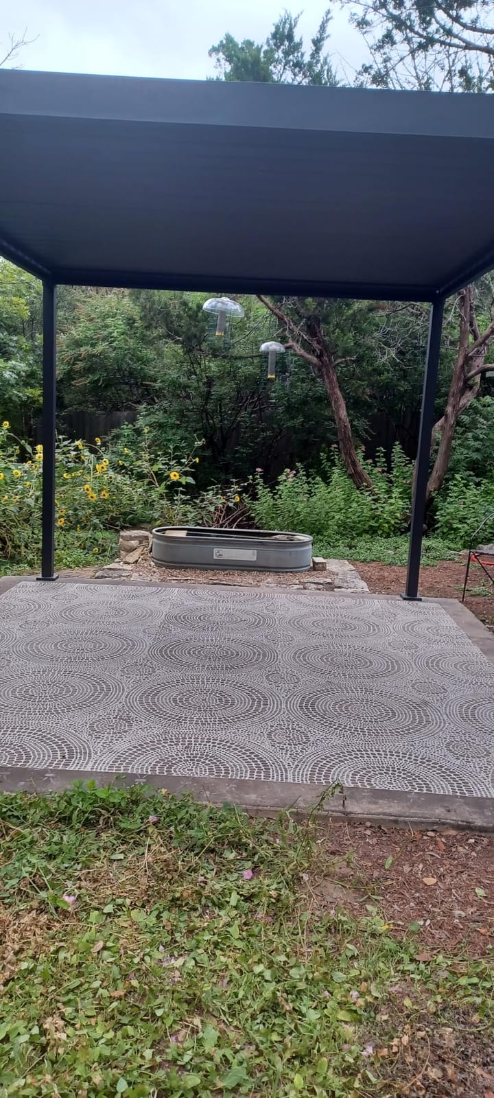 MIRADOR 80S Louvered Pergola 10' x 12', Modern Style with Adjustable Louvers and Integrated Drainage System for Deck Garden Yard, Easy Installation, Charcoal customer photo 1