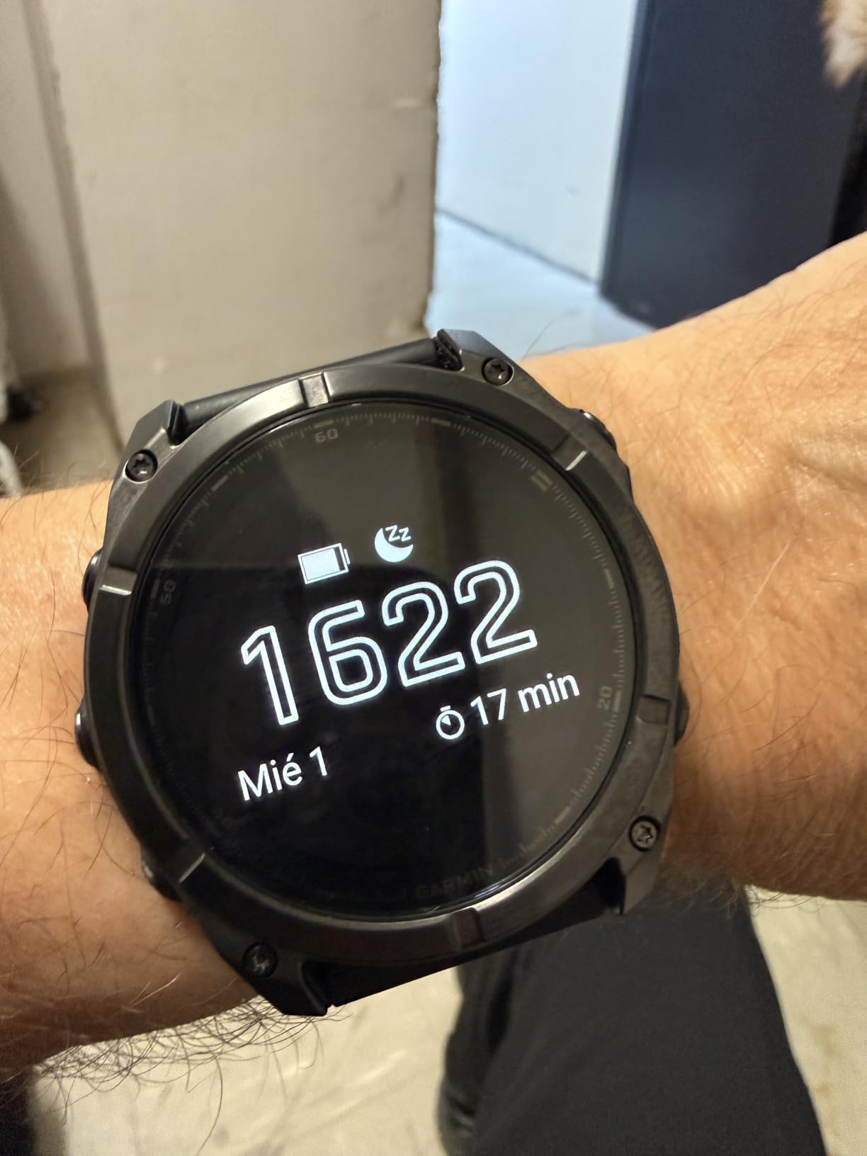 Garmin fēnix® 8, Sapphire, 47mm, DLC Titanium, Black/Pebble Gray customer photo 2