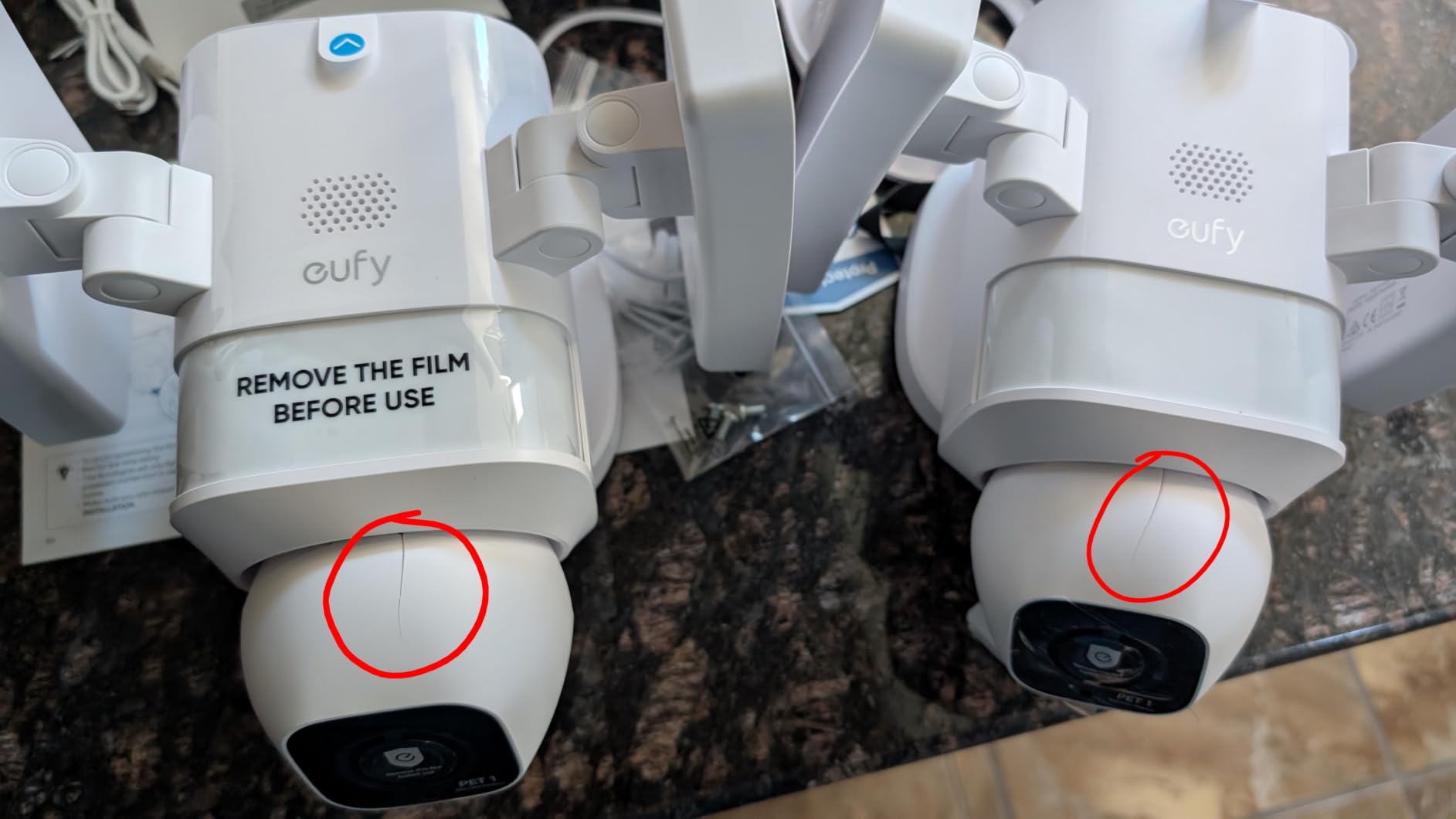 eufy Security Floodlight Camera E30, 2K, AI Detection & Tracking, Outdoor | 360° Coverage, Pan & Tilt, 2000 Lumens, Built-in Siren, 24/7 Recording, 2.4GHz Wi-Fi, No Monthly Fee customer photo 2