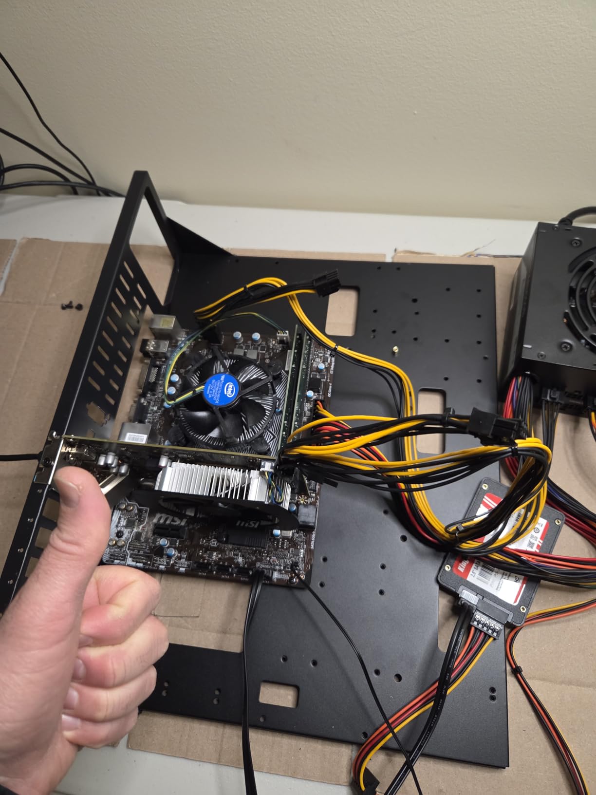 TGDGAMER E-ATX Open Chassis PC Test Bench, Wide Body Heat Dissipation customer photo 2