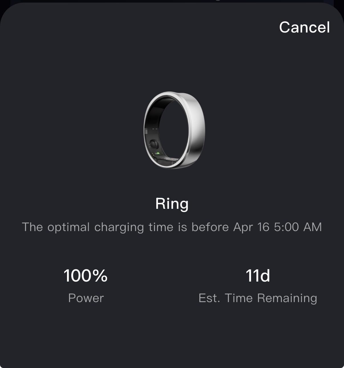 RingConn Gen 2 Smart Ring - Sleep Apnea Monitoring (Gold, Size 8) - No APP Subscription, 12-Day Battery Life, Stress/Heart Rate/Women's Health Tracker, Android & iOS Compatible customer photo 2