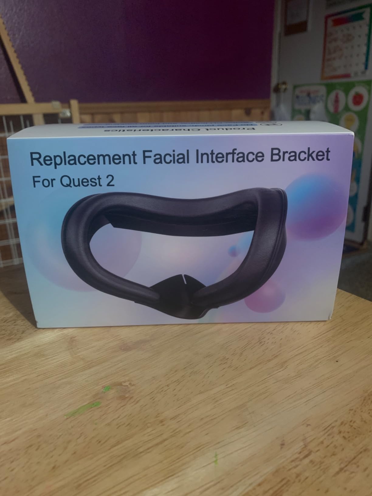 VZNEK New Face Cover Pad for Oculus Quest 2, Sweatproof PU Leather Facial Interface & Face Cushion Pad - VR Accessories for Meta Quest 2, Ergonomical Design (Q2MZ) customer photo 1
