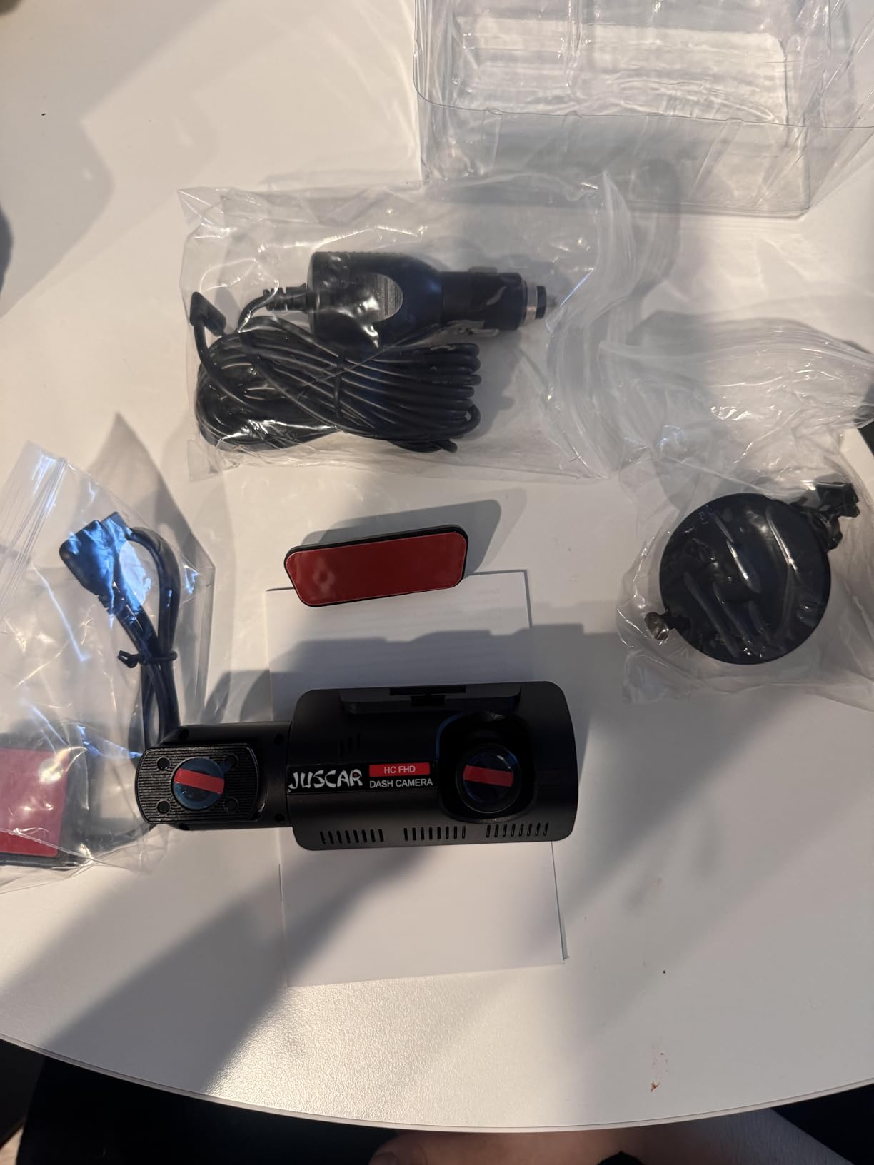 2.5K+1K Dual Dash Cam Front and Inside with GPS WiFi, 32GB Card, 24Hr Park customer photo 1