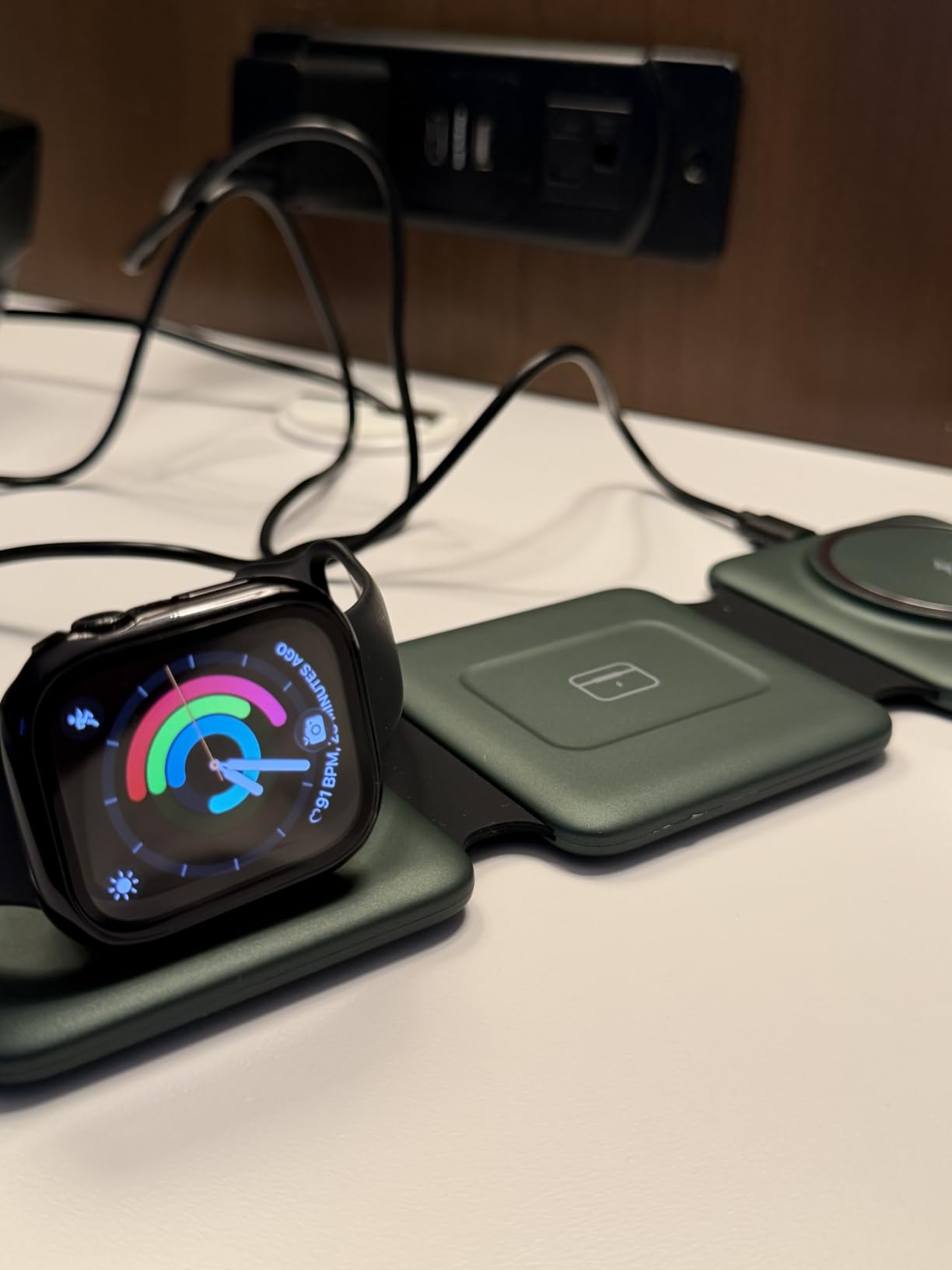 Fold Magnetic Wireless Charger for iPhone: Compact Charging Pad Fit Travel customer photo 1
