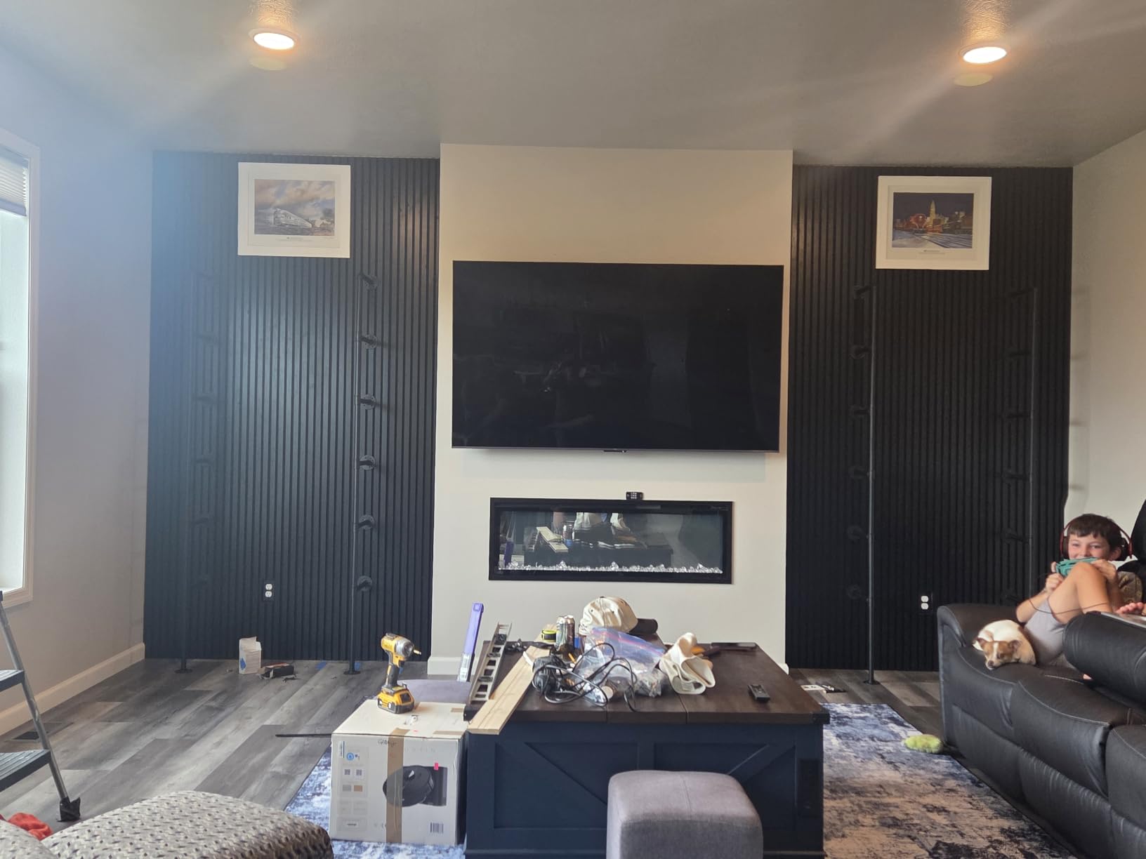 NeatiEase Wood Panels for Wall, 4-Piece 96