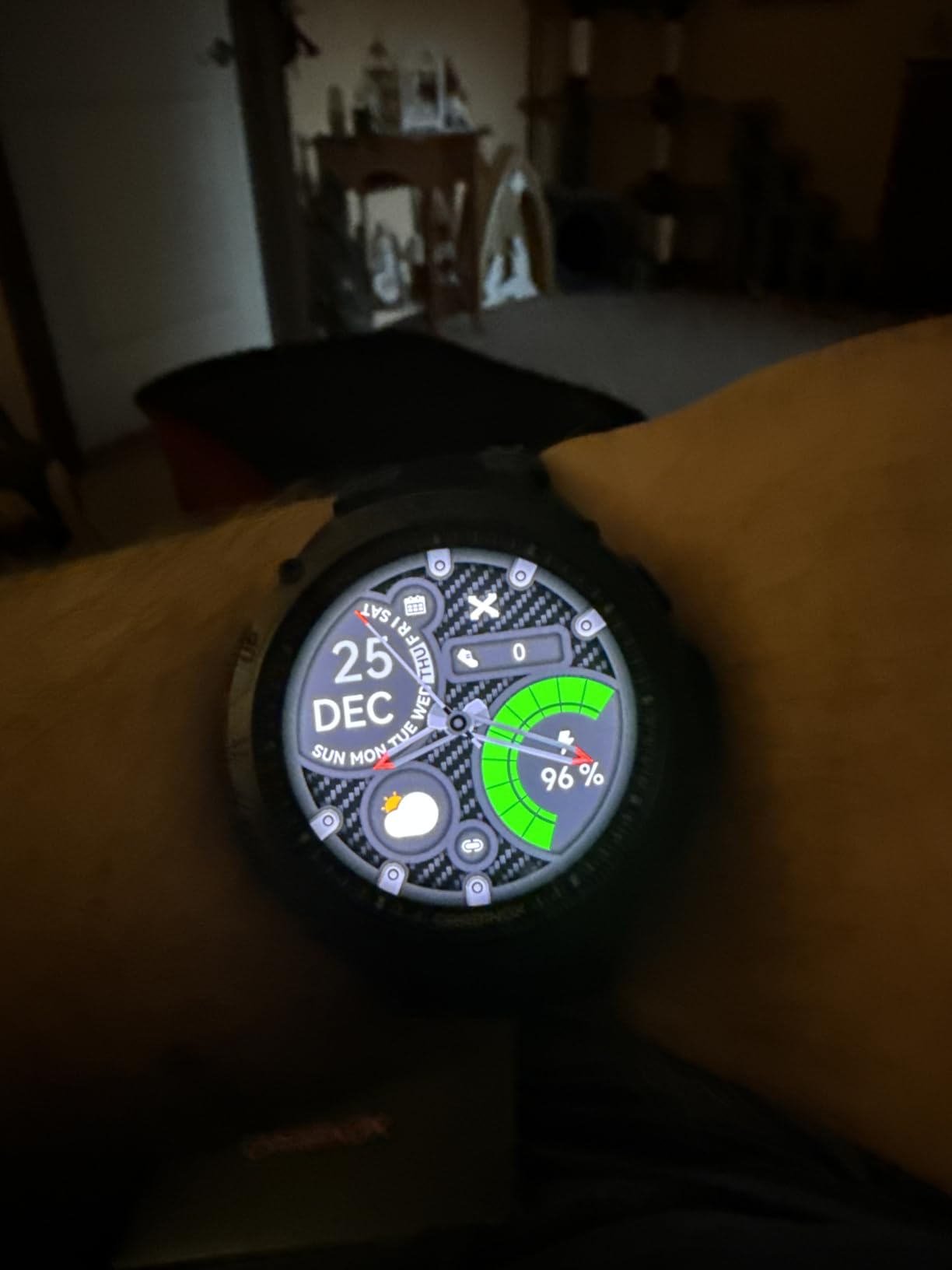 CARBINOX Blaze Rugged Smart Watch for Men, Fitness Tracker, GPS, Round | MIL-STD-810H tested alloy steel, IP69K waterproof, Bluetooth calling, AMOLED Gorilla Glass, compatible with Android and iOS customer photo 2