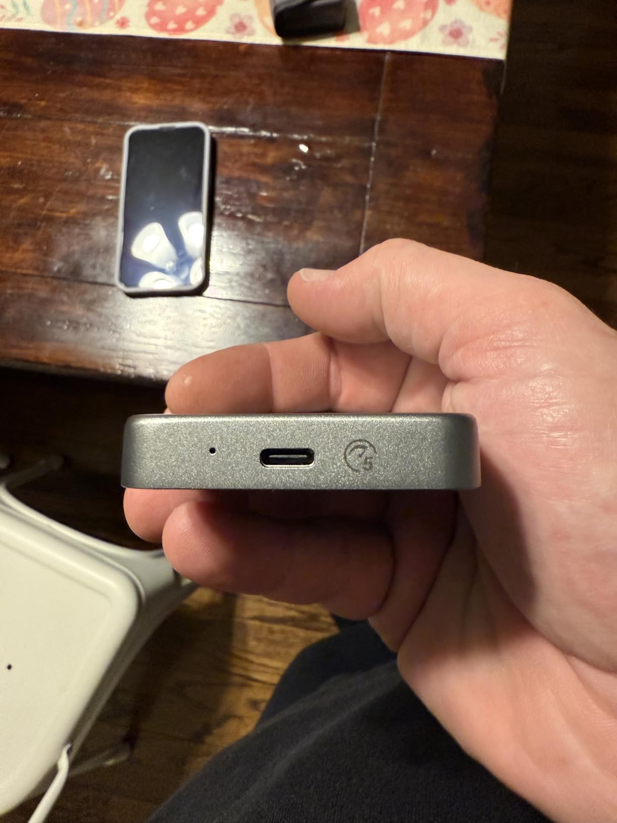 ORICO 256GB Magnetic Portable SSD, Metal Body, 4K 120 fps ProRes HDR Record and Store, Up to 460MB/s, USB C&A 2 in 1 Cable, External SSD Compatible with iPhone 16 Pro Max, Tablet, Computer - K5PLUS customer photo 2