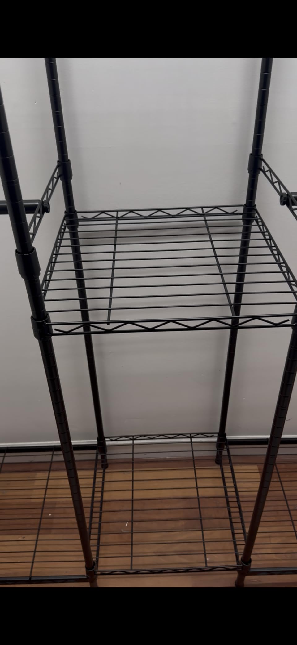 VIPEK X3 Expandable Heavy Duty Clothes Rack Closet Organizer System Black customer photo 2