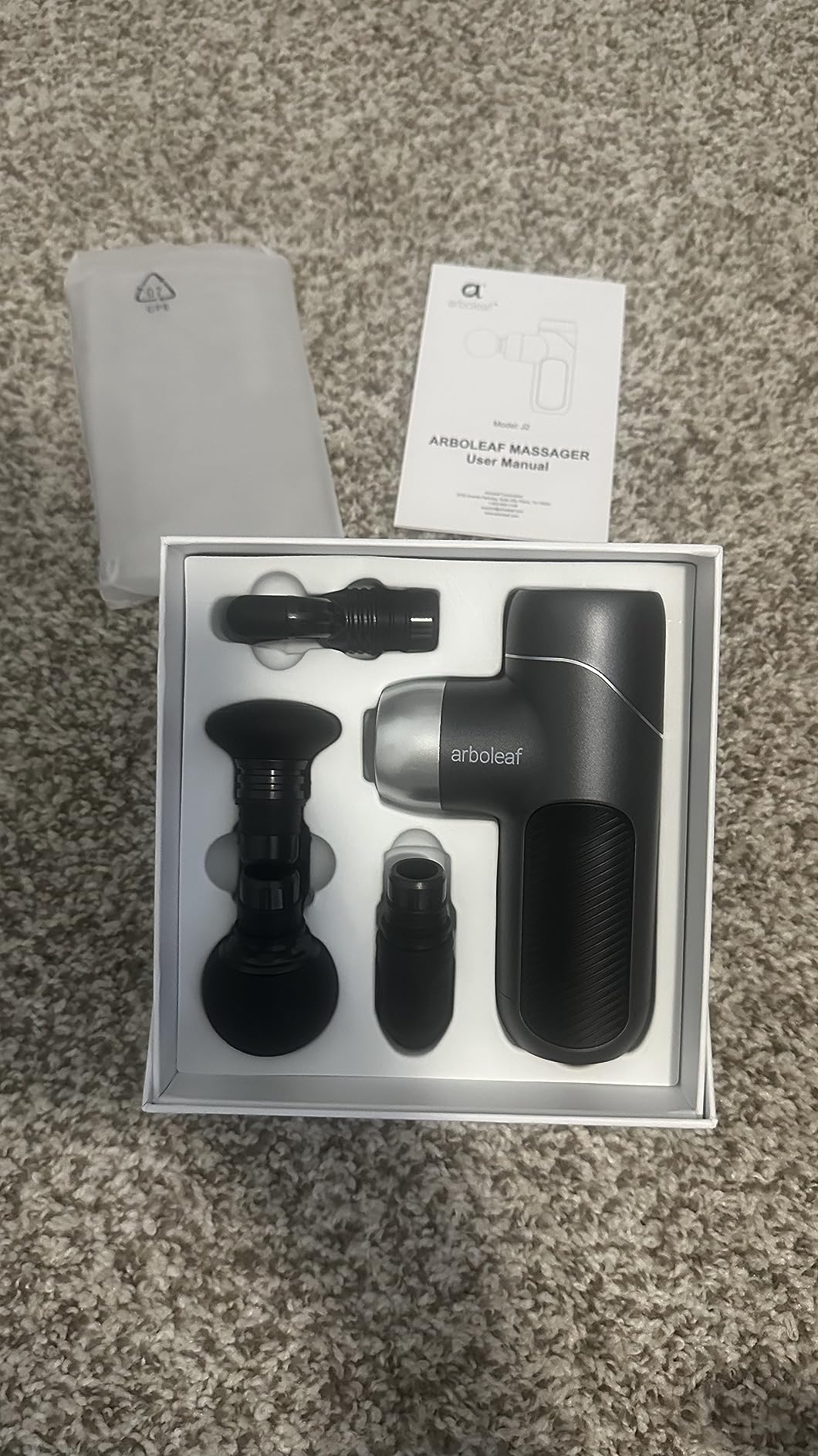 arboleaf Mini Massage Gun, Deep Tissue Percussion Massager Back Pain Relief customer photo 1