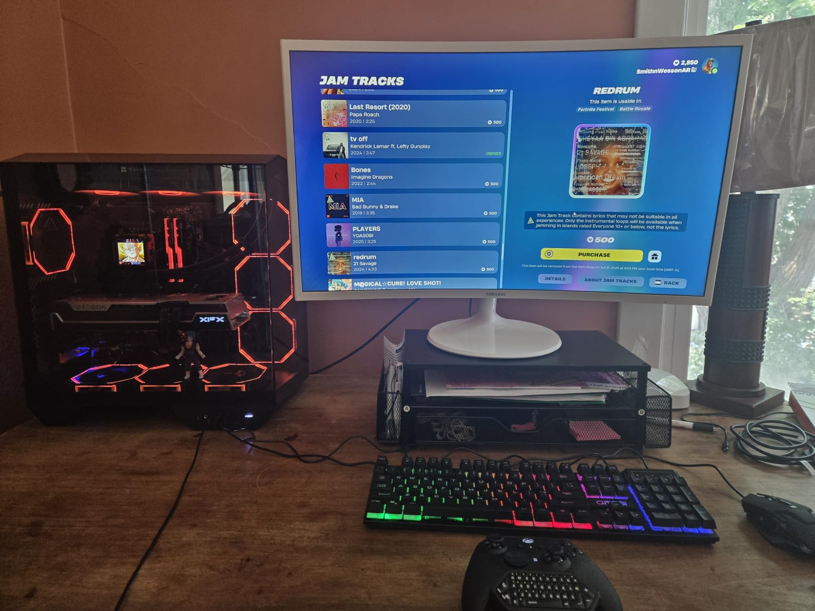 darkFlash DY470 Full-Tower ATX Gaming PC Case with 4 PWM ARGB Fans, Black customer photo 2