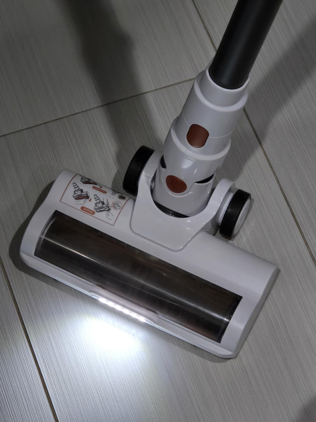 Tikom V500 Cordless Vacuum Cleaner for Home, 40000Pa/450W Stick Vacuum with LED Touch Screen, Charging Wall Dock, Anti-Tangle, Lightweight Handheld Vacuum for Pet Hair, Hard Floor, Carpet customer photo 1