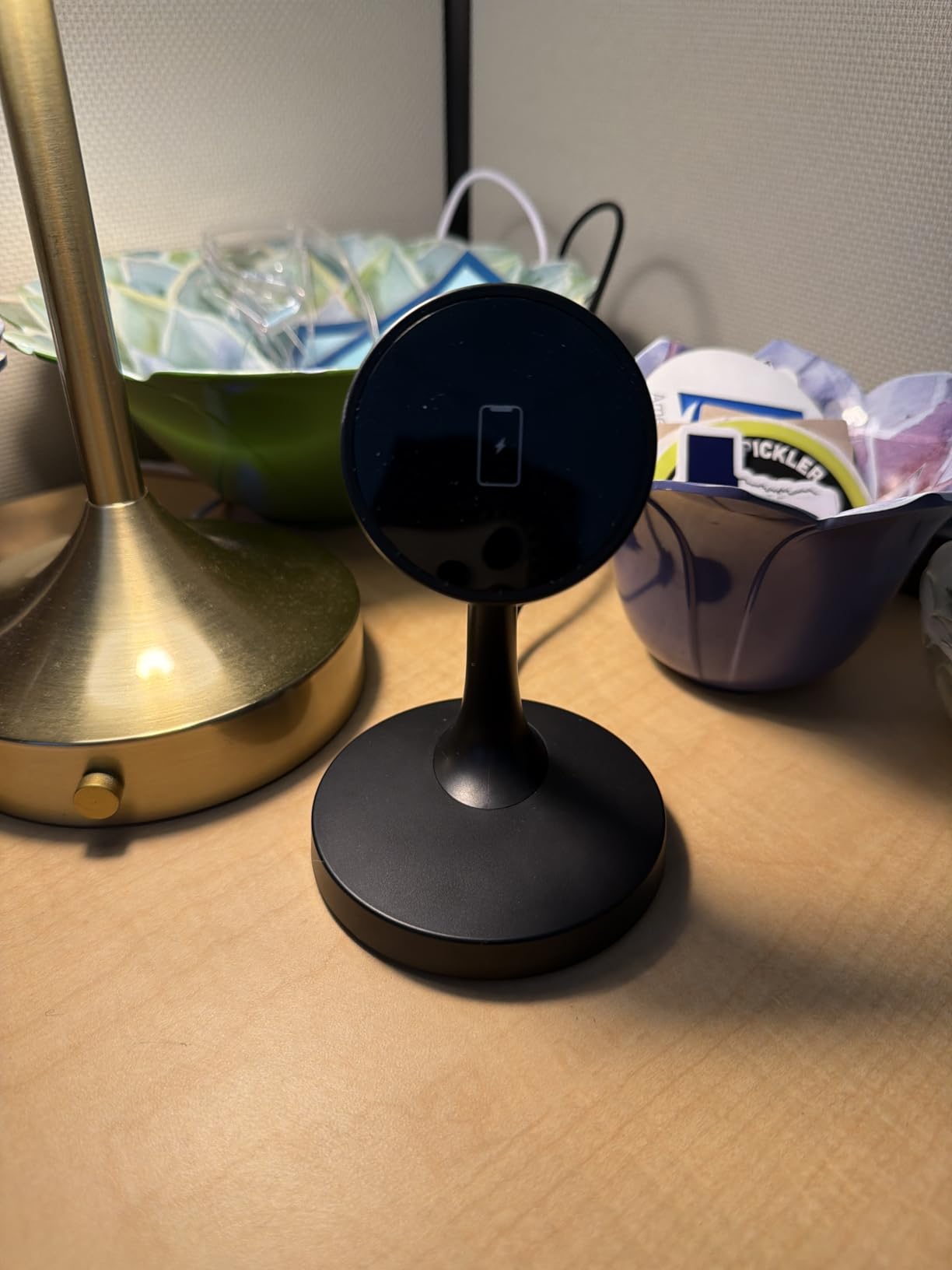 Magnetic Wireless Charger iPhone Stand 15W Fast Mag-Safe Charger for iPhone 17/17 Pro/17 Air/17 Pro Max 16/15/14/13/12 Series Apple Magnet Wireless Charging Station/Pad for AirPods customer photo 1