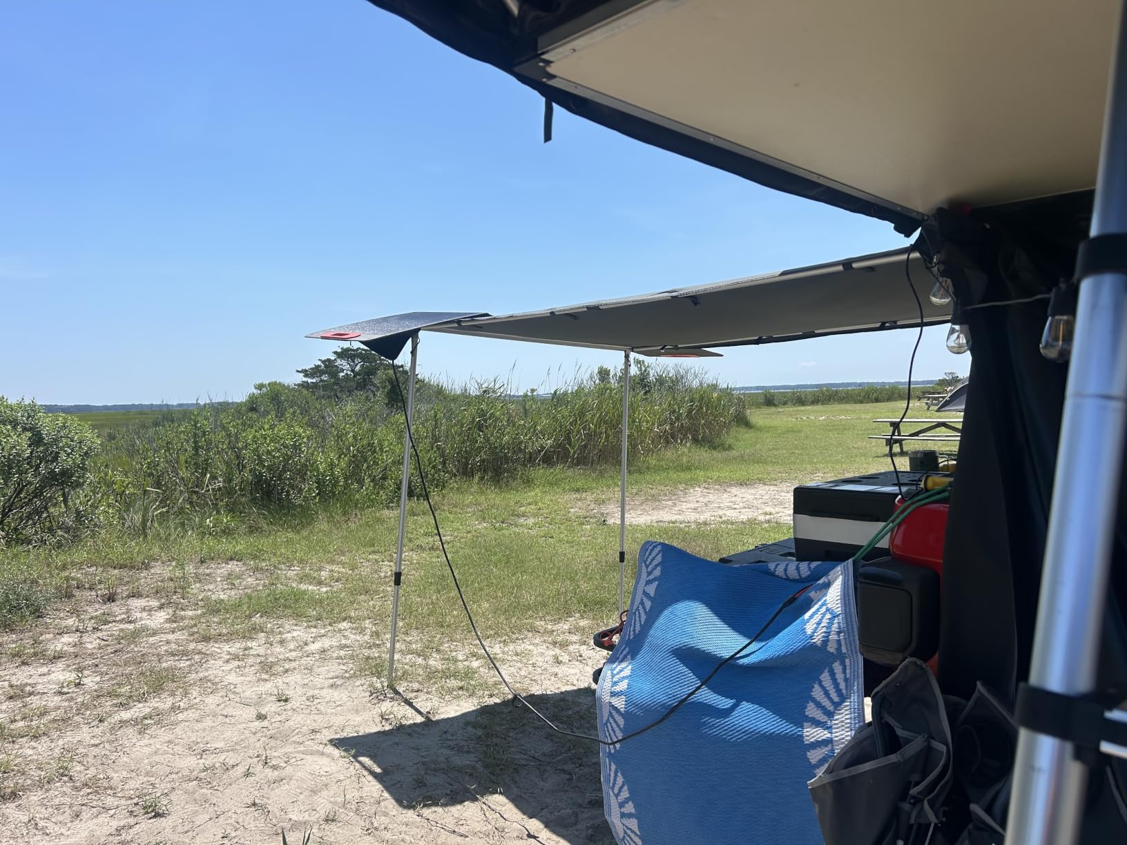 200W Portable Solar Panel for Power Station, 24% High Efficiency ETFE Foldable Solar Panel Charger, QC3.0, Type-C 60W, MC4 Output, IP65 Waterproof, for Outdoor Camping, RV, Emergency Power Supply customer photo 2