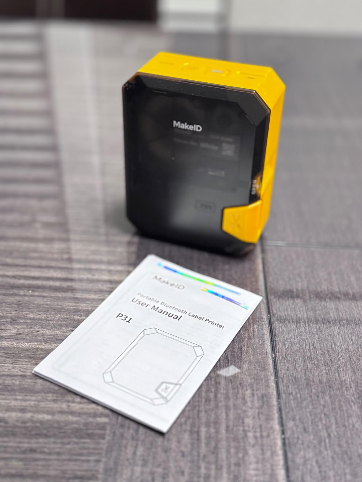 Makeid P31 Industrial Label Maker, Portable Bluetooth Printer with 0.75