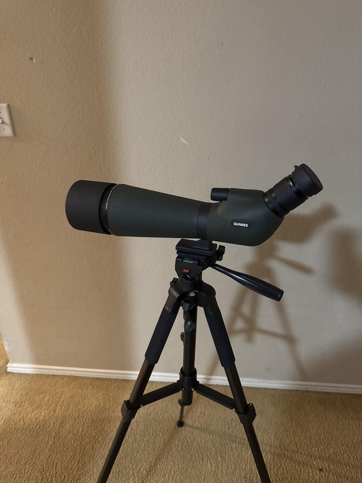 25-75x80 Spotting Scope for Target Shooting with Upgraded Full Size Tripod Carrying Bag and Phone Adapter Spotter Scope for Bird Watching, Wildlife Viewing Camo customer photo 1
