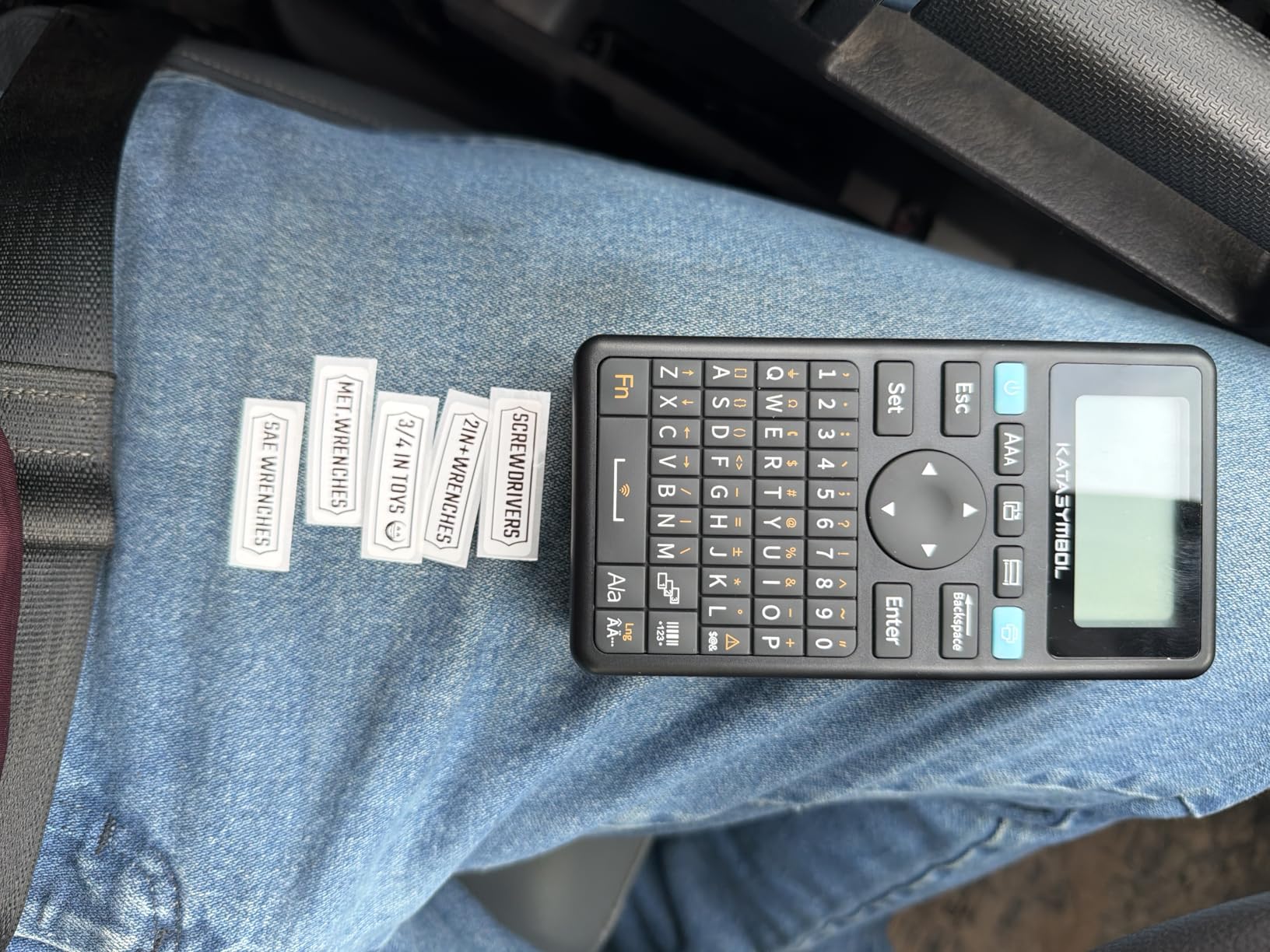 SUPVAN E11 Keyboard & Bluetooth Label Maker Machine with 4 Tapes | Rechargeable, Versatile App with 30+ Fonts and 660+ Icons, Minimal Margin, Inkless, for School, Home, Kitchen, Office customer photo 2