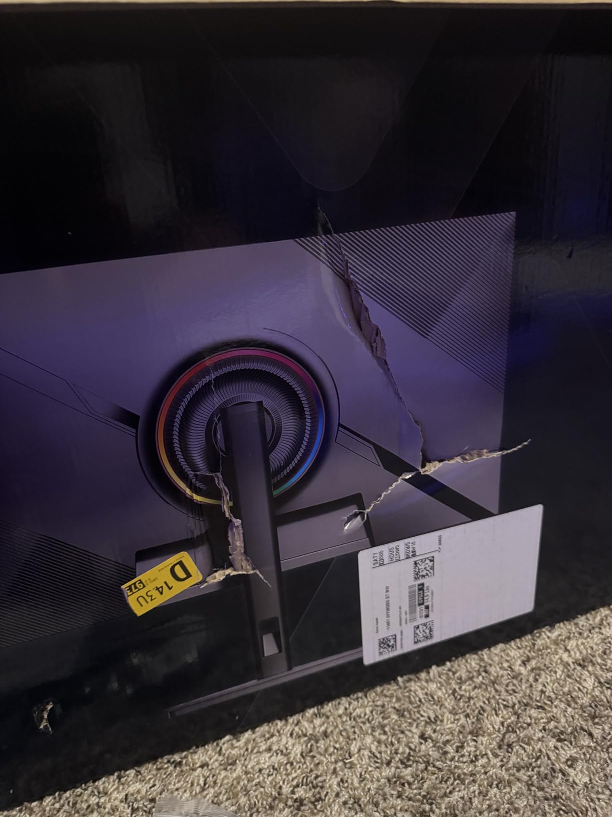 CUNPU 27 Inch 1440P 240Hz Gaming Monitor, Fast IPS, 1ms GTG QHD Gamer Monitor, FreeSync & G-Sync, HDR, 128% sRGB, Height/Pivot/Tilt/Swivel Vertical Monitor, Built-in Dual Speaker, HDMI/DP customer photo 1