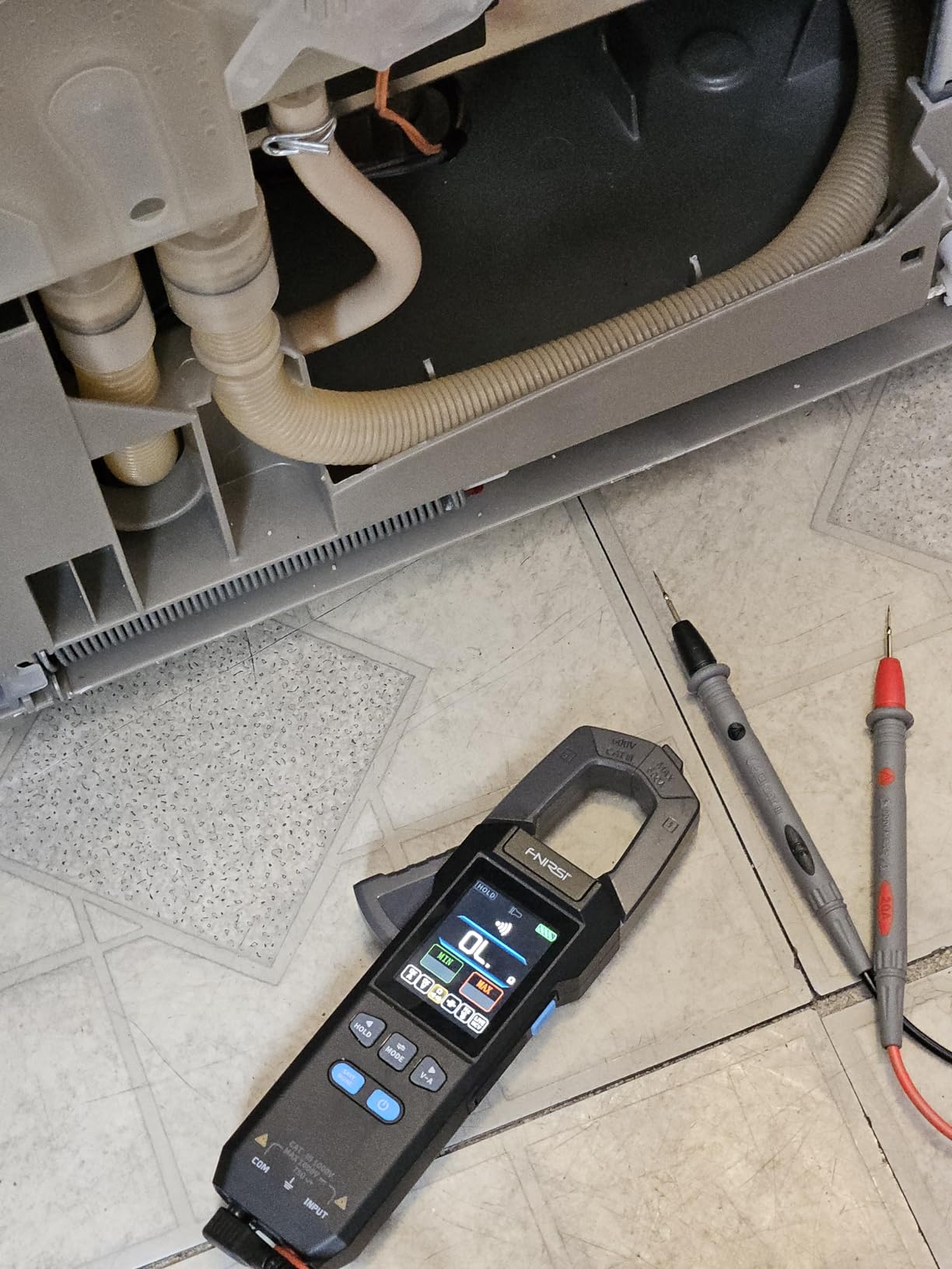 FNIRSI DMC-100 Clamp Meter 9999 Counts TRMS, 600A AC/DC Amp Meter customer photo 1
