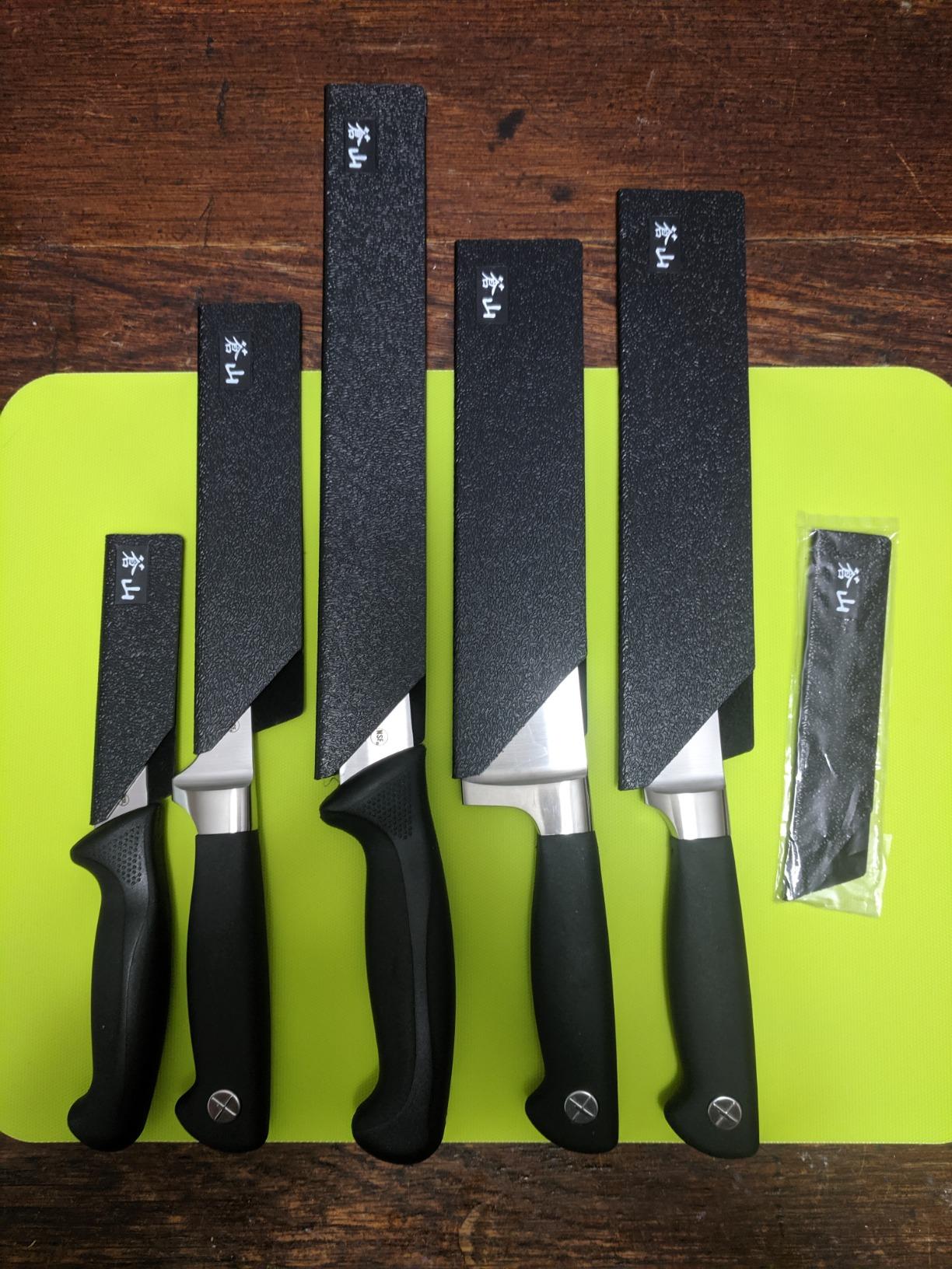 Cangshan 6-Piece Knife Edge Guard Set, 503633, Black customer photo 1