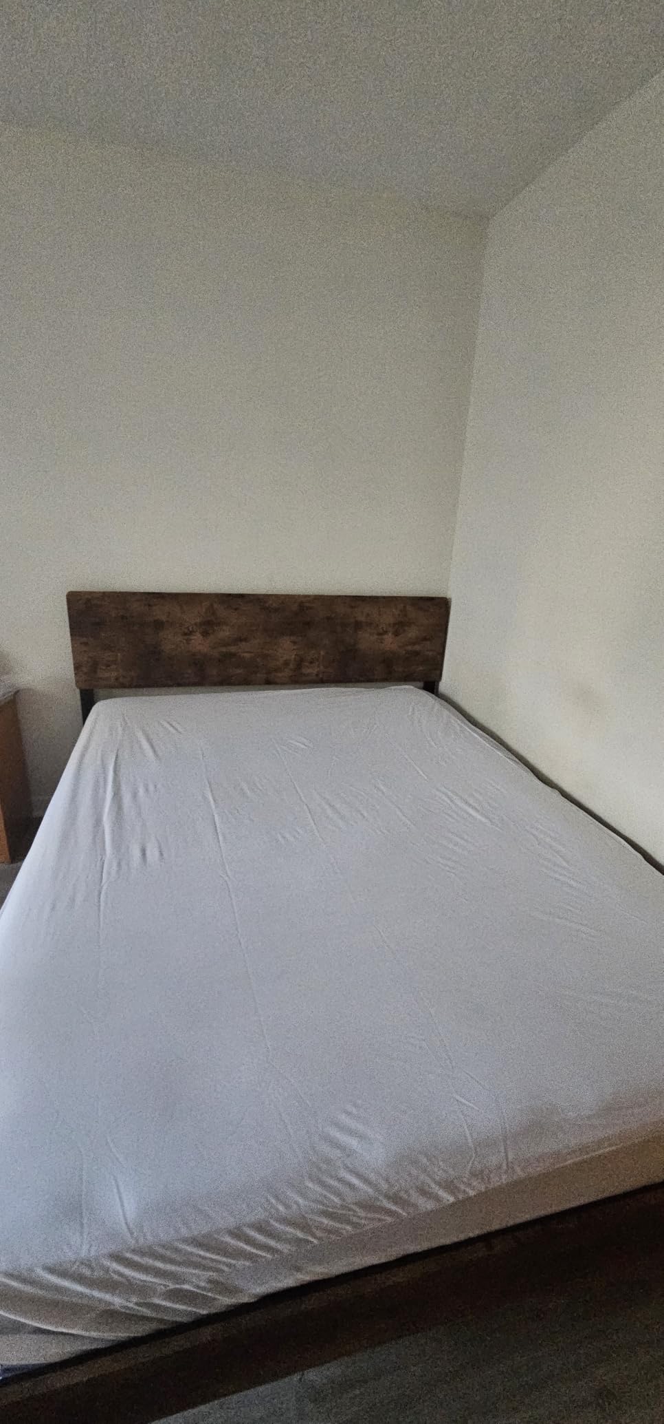 Amazon Basics Waterproof Mattress Protector, Fitted Secure Protection, Queen, White customer photo 1