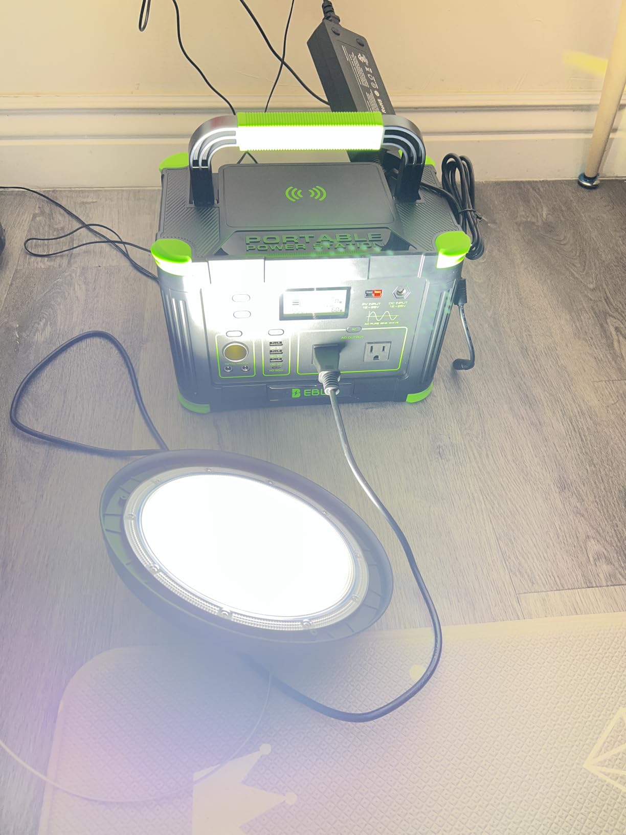 EBL 2400W Portable Power Station LiFePO4 Battery for Home Use customer photo 1
