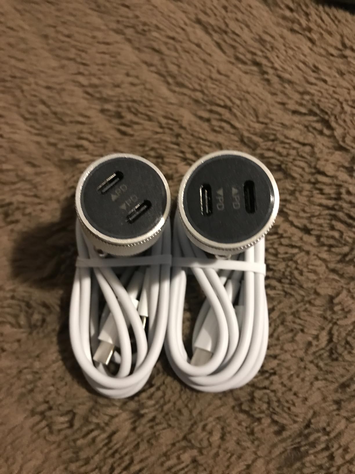 USB C Car Charger, 4-Port 90W Super Fast Charging Cigarette Lighter Adapter | [4 in 1] Dual 45W USBC & USB-A, Multiport Car Phone Charger Accessories, for iPhone 17 16 15 14 13 12, iPad, Galaxy, Tablet customer photo 1