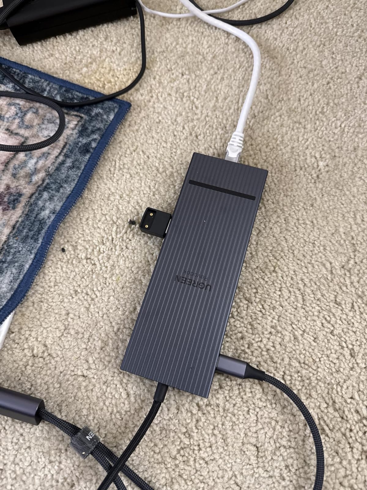 UGREEN USB C Docking Station Triple Monitor 4K, 12-in-1 Dock with 2xHDMI+DP customer photo 1