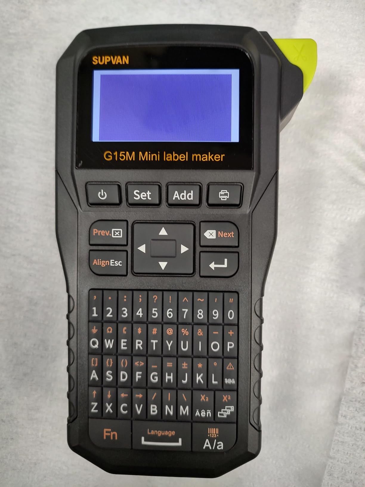 SUPVAN G15M Mini Portable Label Maker Machine with Heat Shrink Tube | Heat Shrink Tube & Multiple Label Types, Rechargeable, Minimal Margin, LCD Backlit, Thermal Transfer, Home, Garage, Outdoor customer photo 2