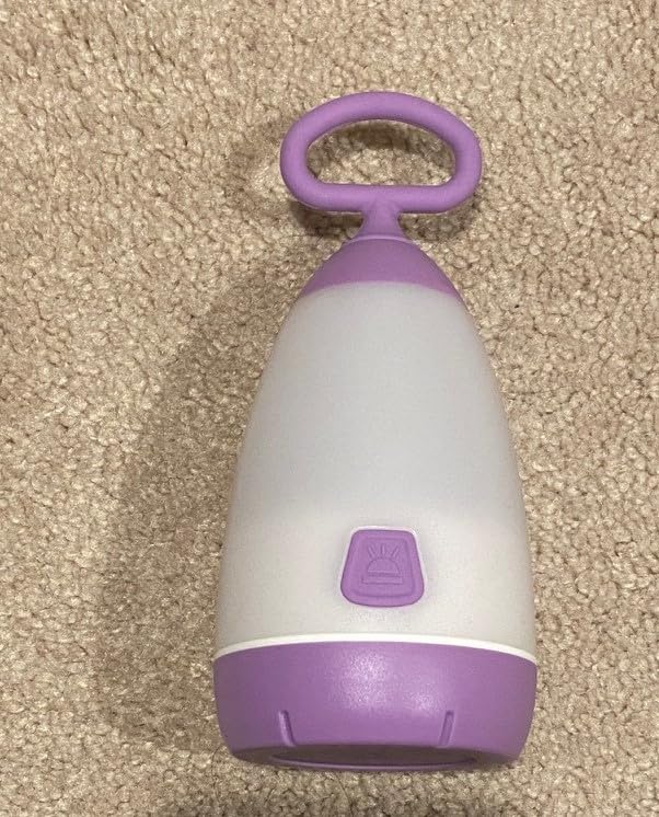 Kids Camping Lantern & Night Light Battery Powered (AAA Included), 360° Eye-Safe Light, IPX4 Waterproof with RGB Modes Portable for Outdoor, Emergency & Bedtime, Gift for Children (Purple) customer photo 2