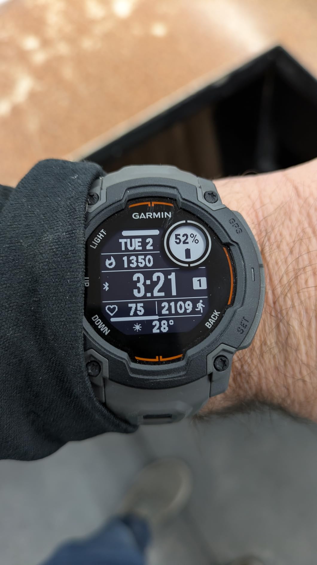 Garmin Instinct E, Rugged GPS Smartwatch, 45mm, Charcoal | Rugged Design, Essential Health & Wellness Features, Built-In Sports Apps, Navigation Features customer photo 2