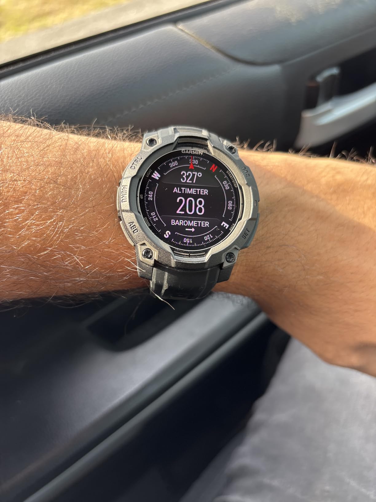 Garmin Instinct 3 AMOLED, Rugged GPS Smartwatch, 45mm, Black | Bright AMOLED Display, Rugged Design, Metal-Reinforced Bezel, 24/7 Health Monitoring, Built-In Flashlight customer photo 1
