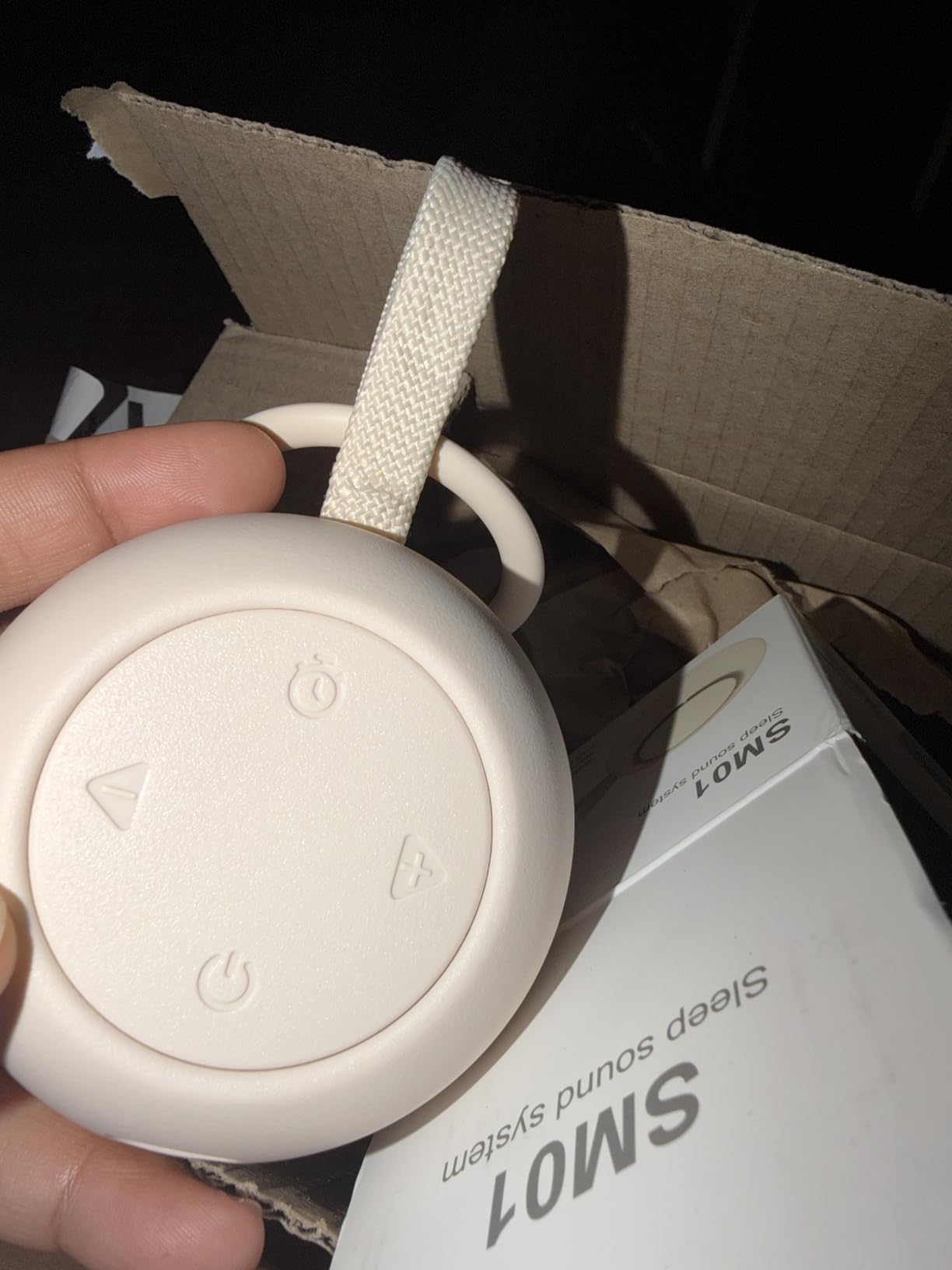 Portable Baby Sound Machine & Essentials for Babies & Kids-Putty | White Noise Machine[Timer Function][20 Soothing Sounds][15 Hours Battery Life]Travel,Registry,Gifts,Clips on Baby Stroller customer photo 2