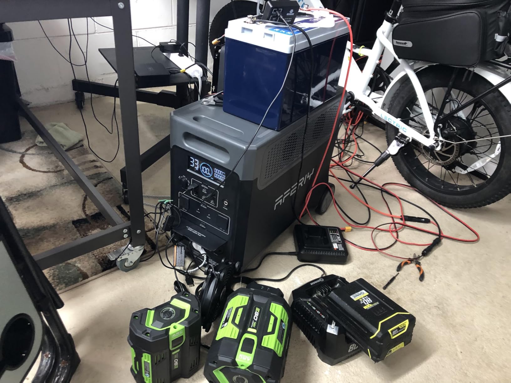 AFERIY 3840Wh Portable Power Station,Expandable Solar Generator to 11520Wh customer photo 2